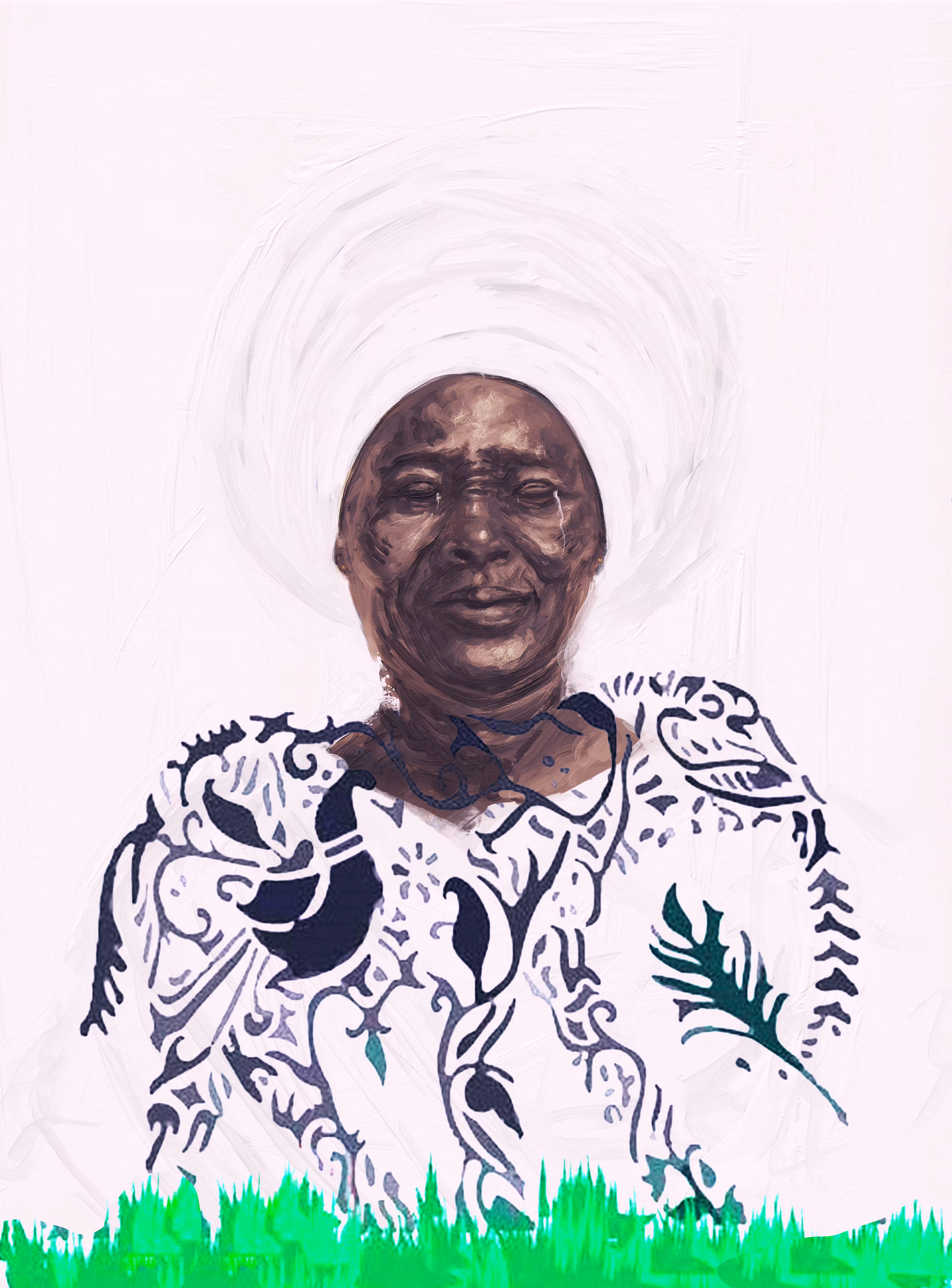 The Twilight of the Deathless: The Widows: The Widow of my First Digital Drawing