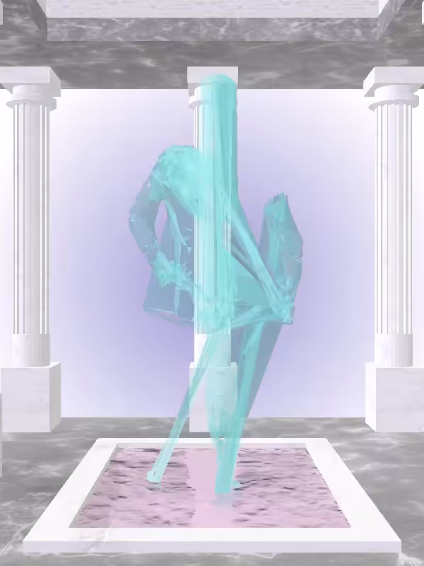 HeavenComputer: The Fading Injured Minty Green Man #1347