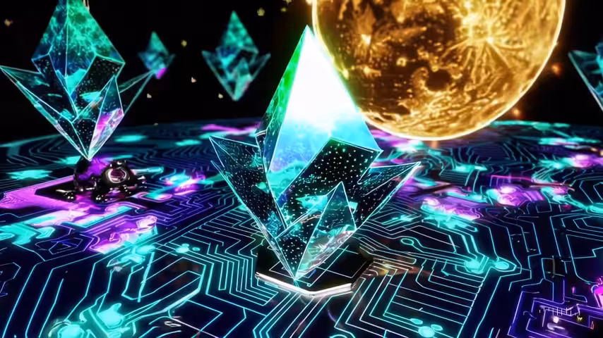 Surreal Crypto Metaverse Concept 1