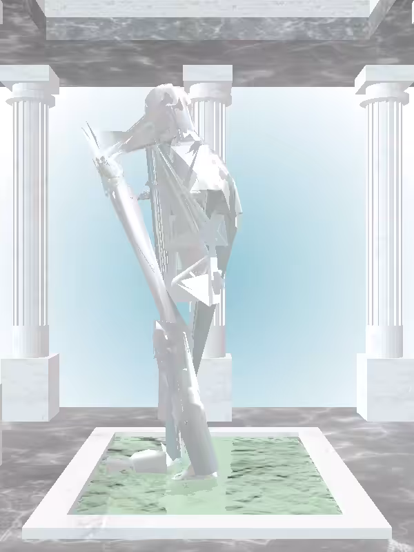 HeavenComputer: The Robotic Chronos Chrome Man #1517