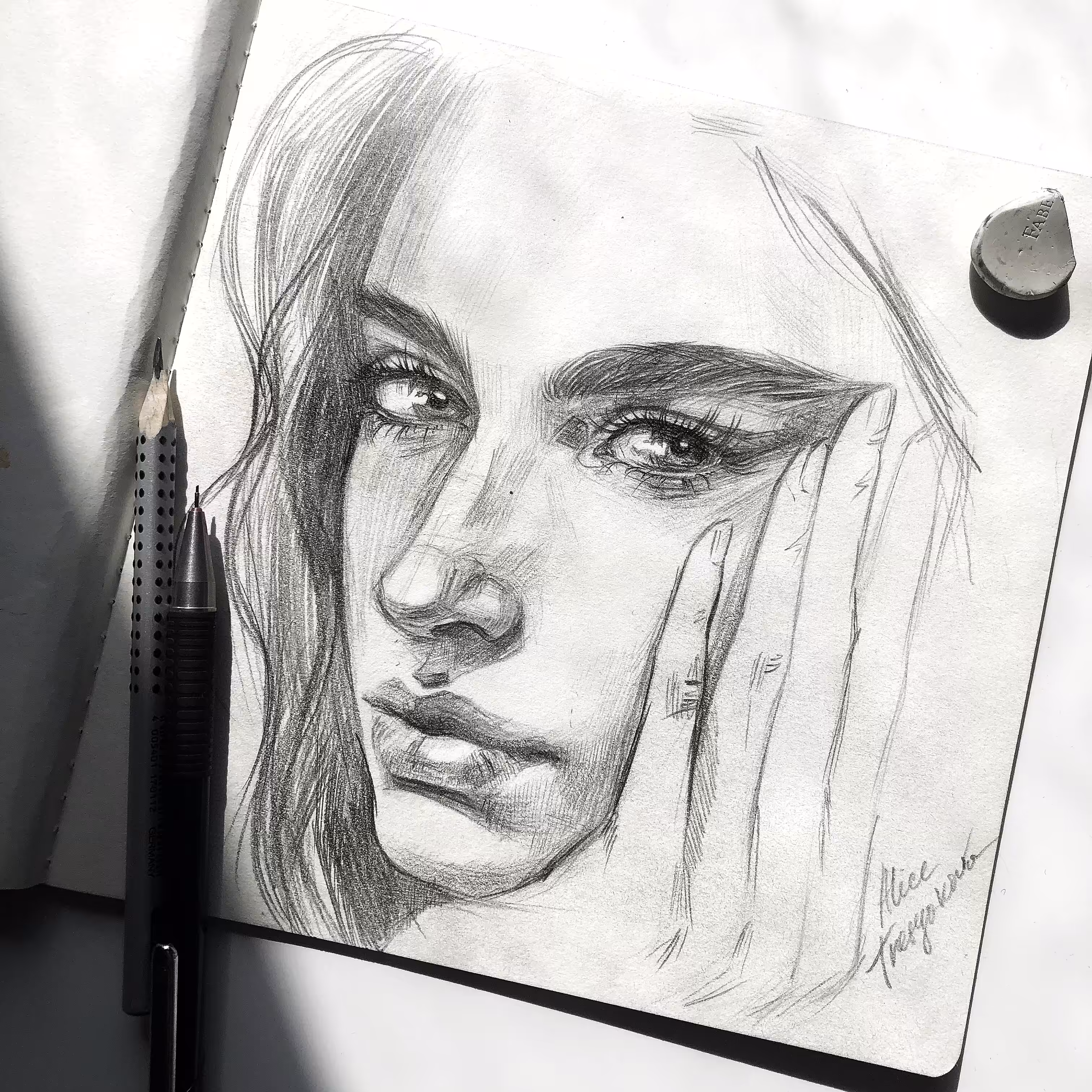 Her gaze