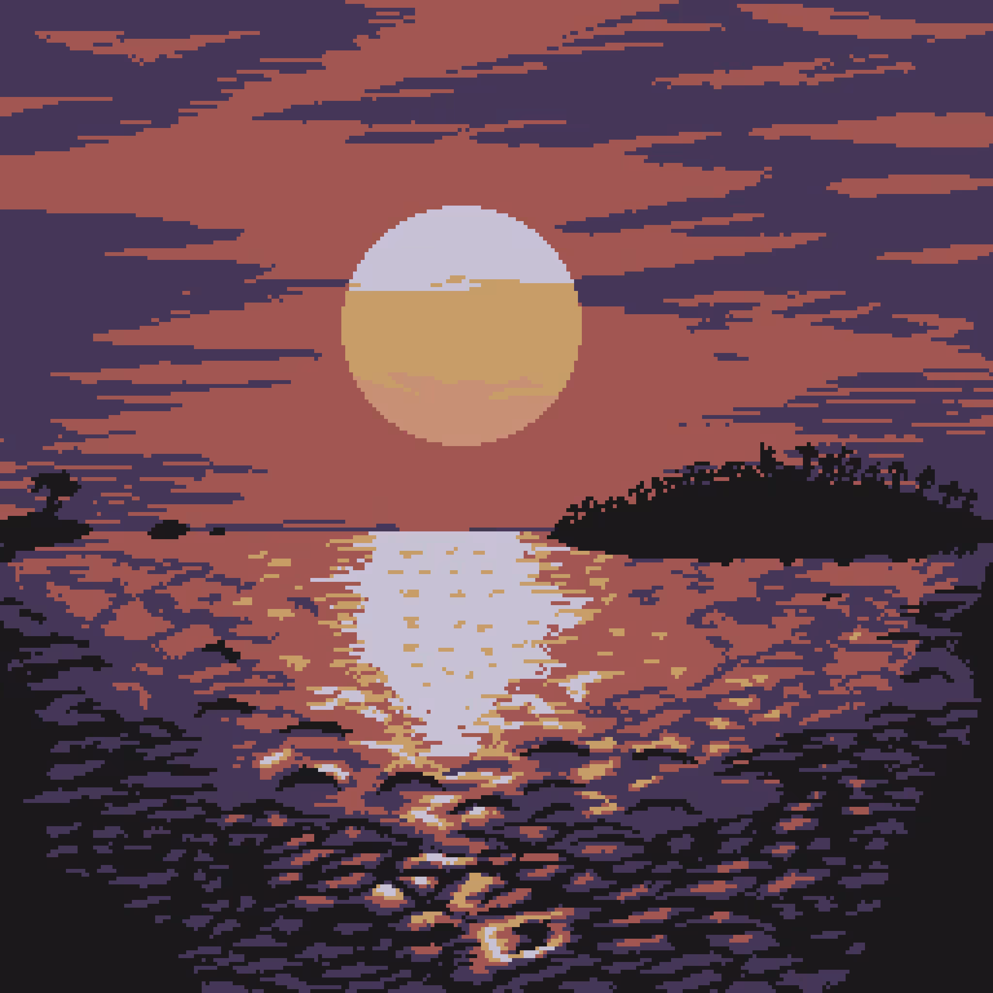 Pixel Sunset #54