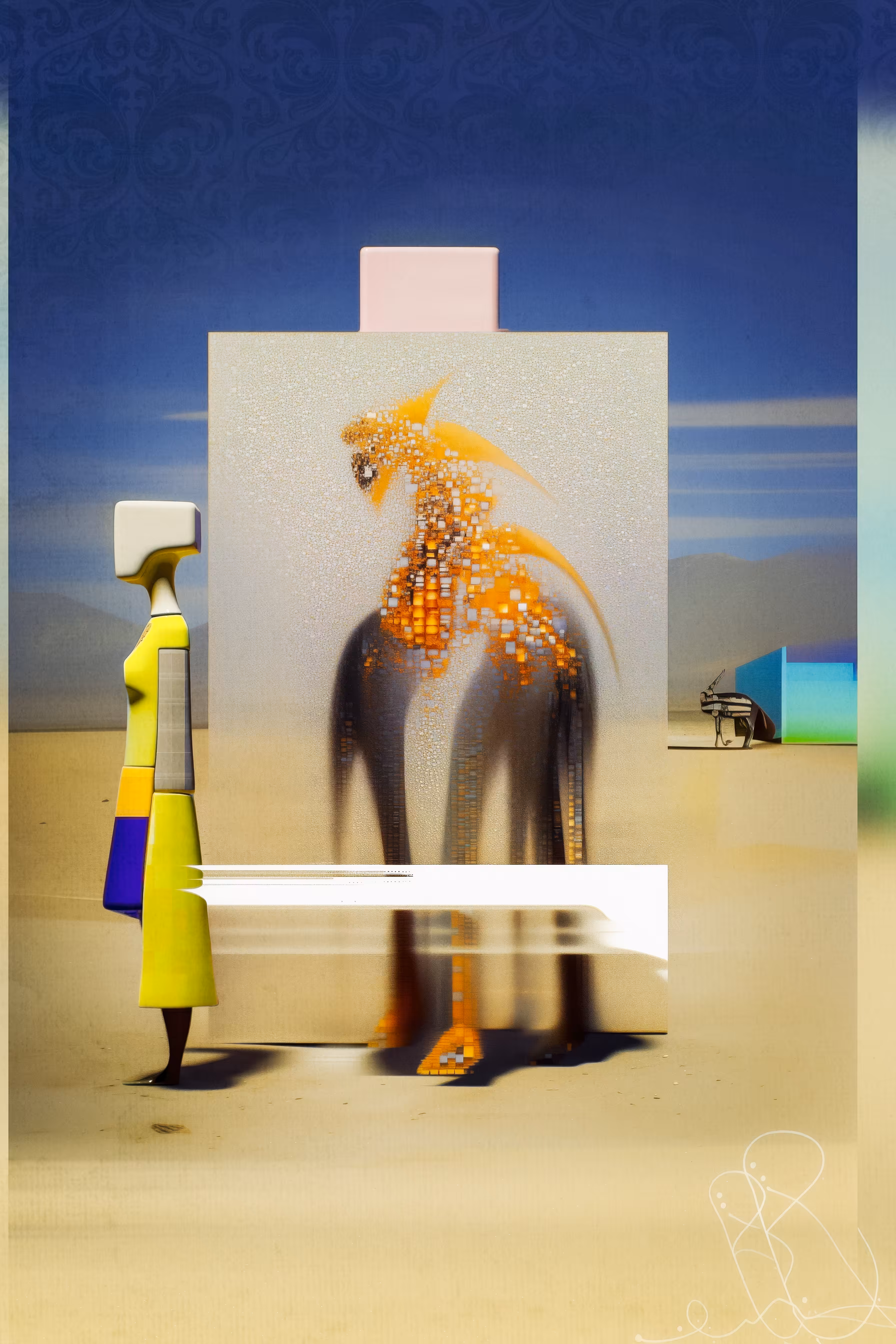 The Flattening of Interdimensional Exchange