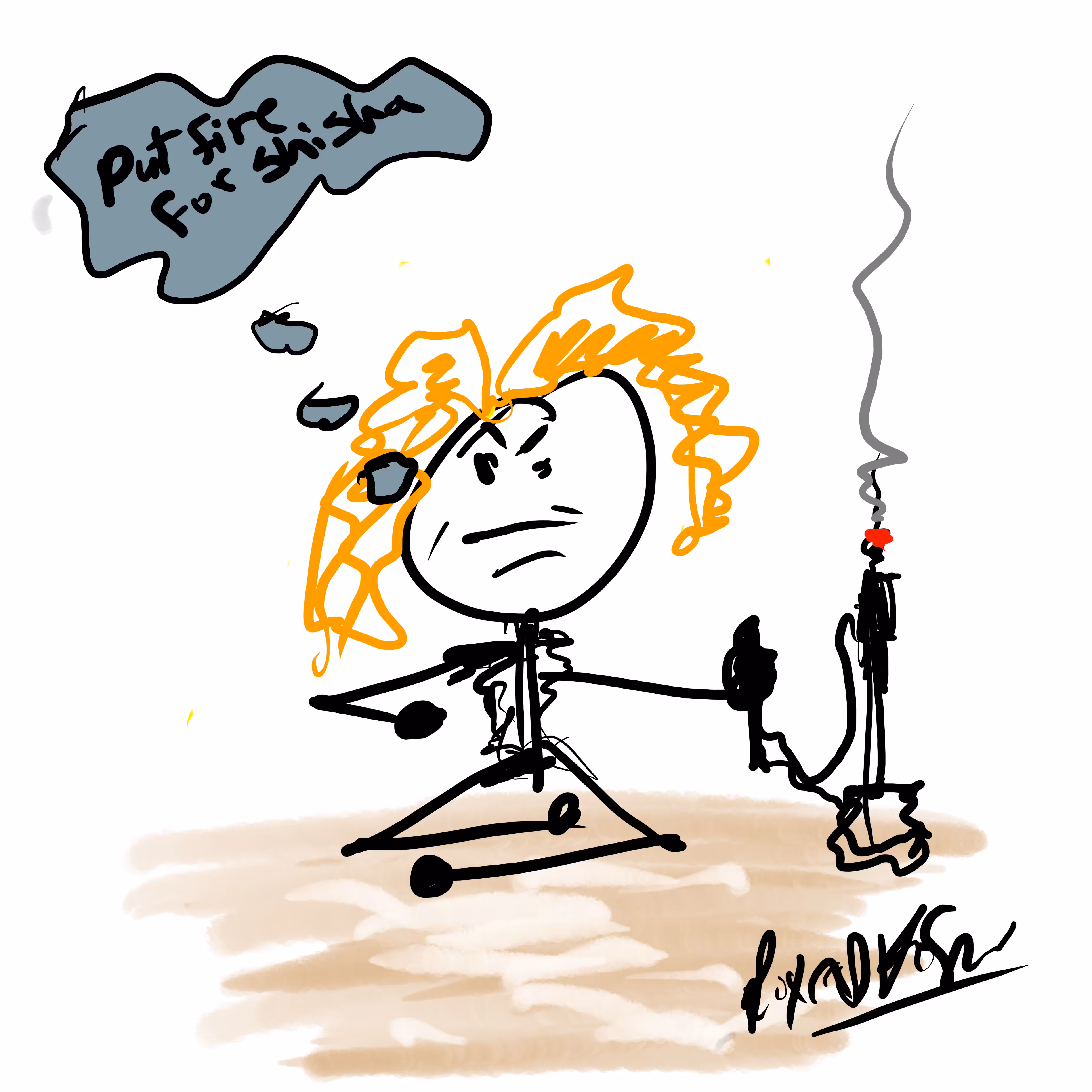 Angry sawsan with shisha