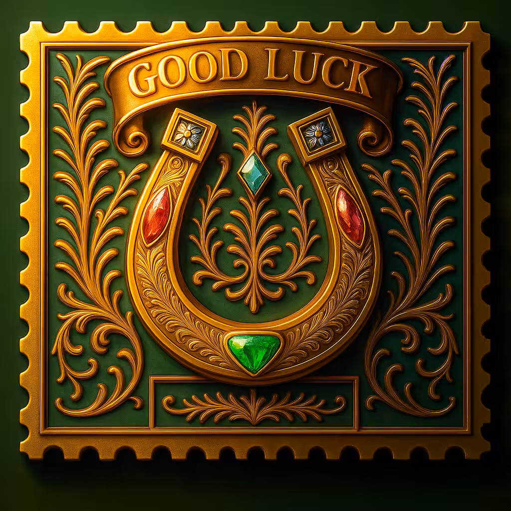 Horseshoe – Good Luck Stamps