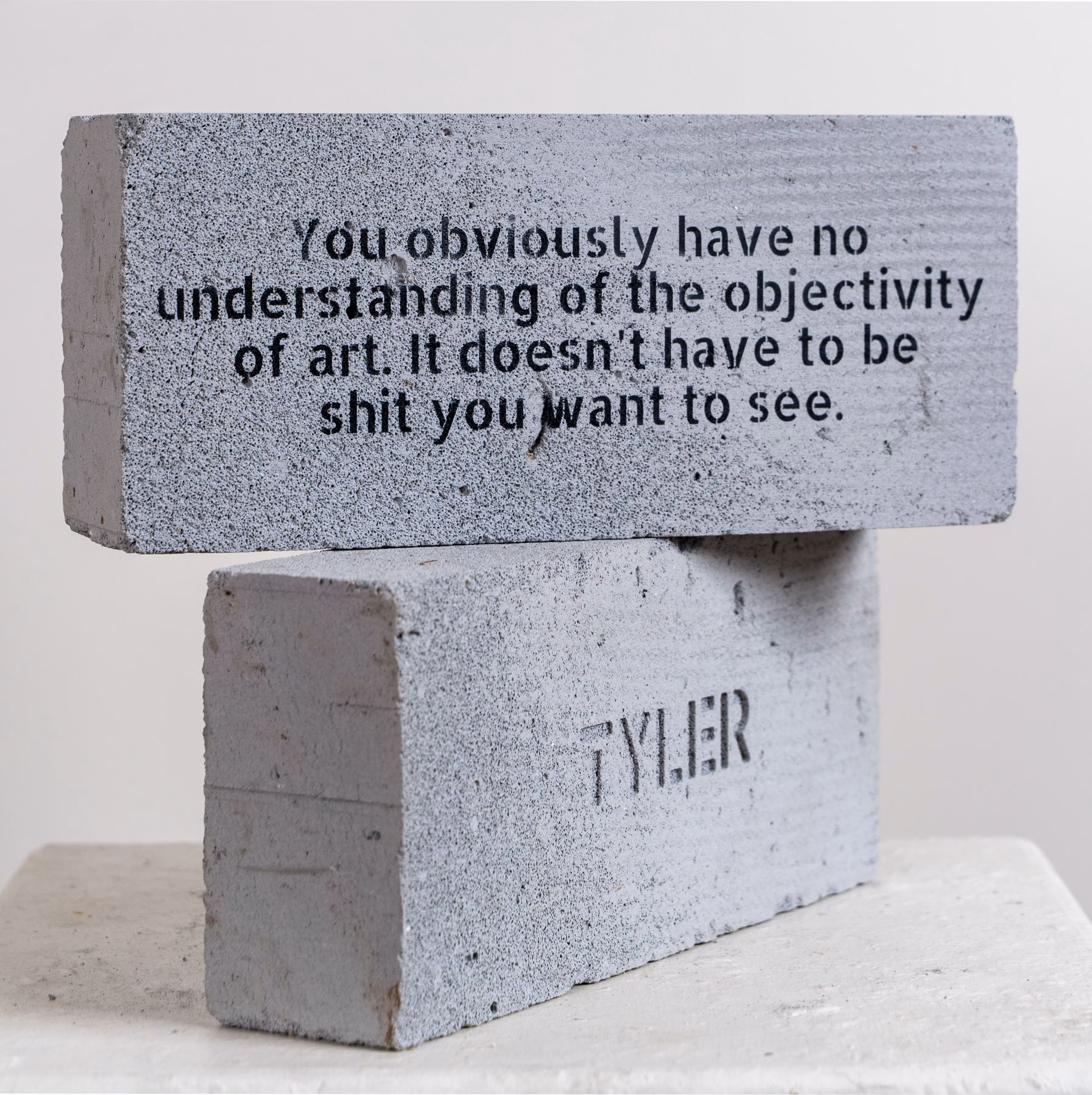 Bricks: Objectivity of art