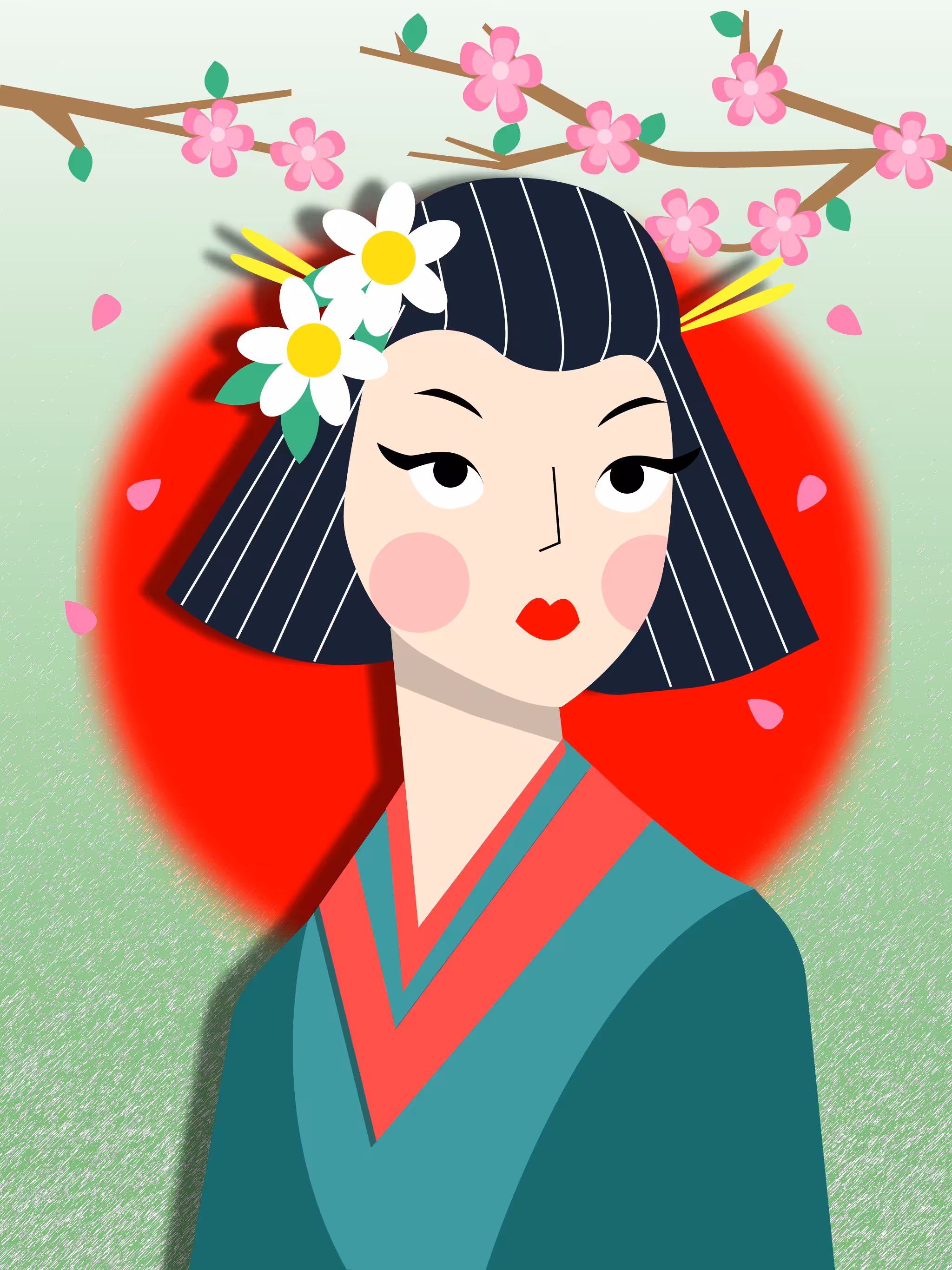 Geisha on My eyes