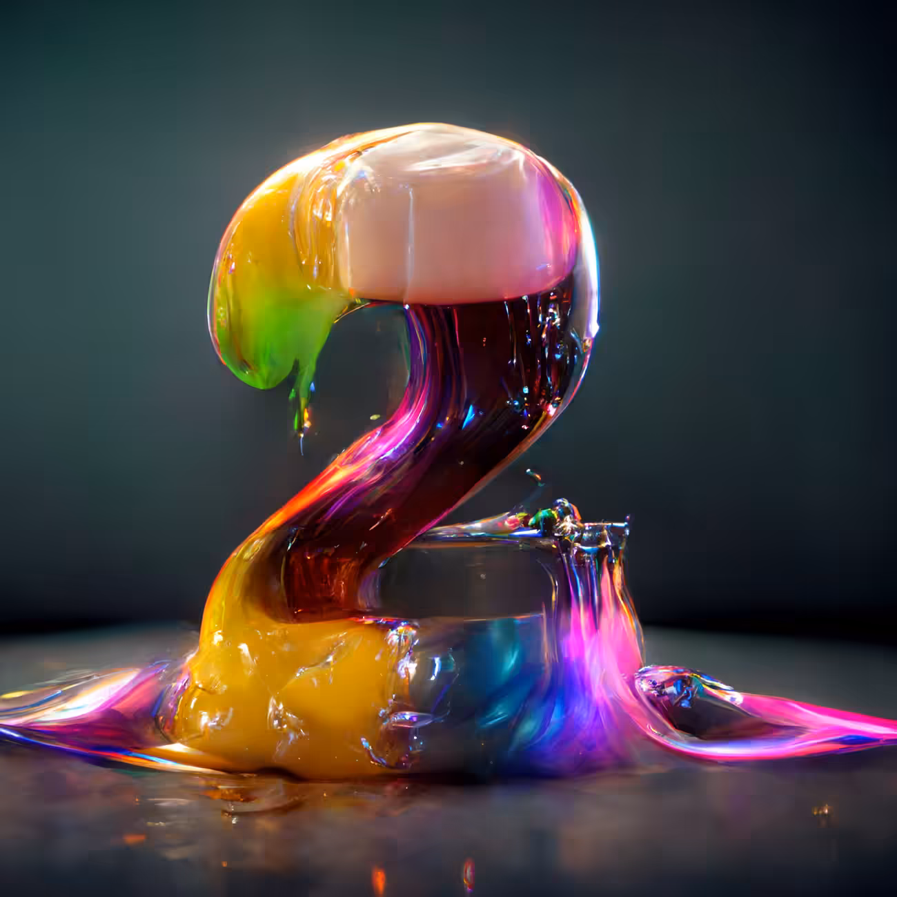 Shiny Liquid Alphabet Series - 2