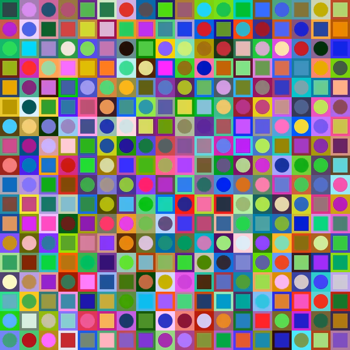 Square Dot Composition #65