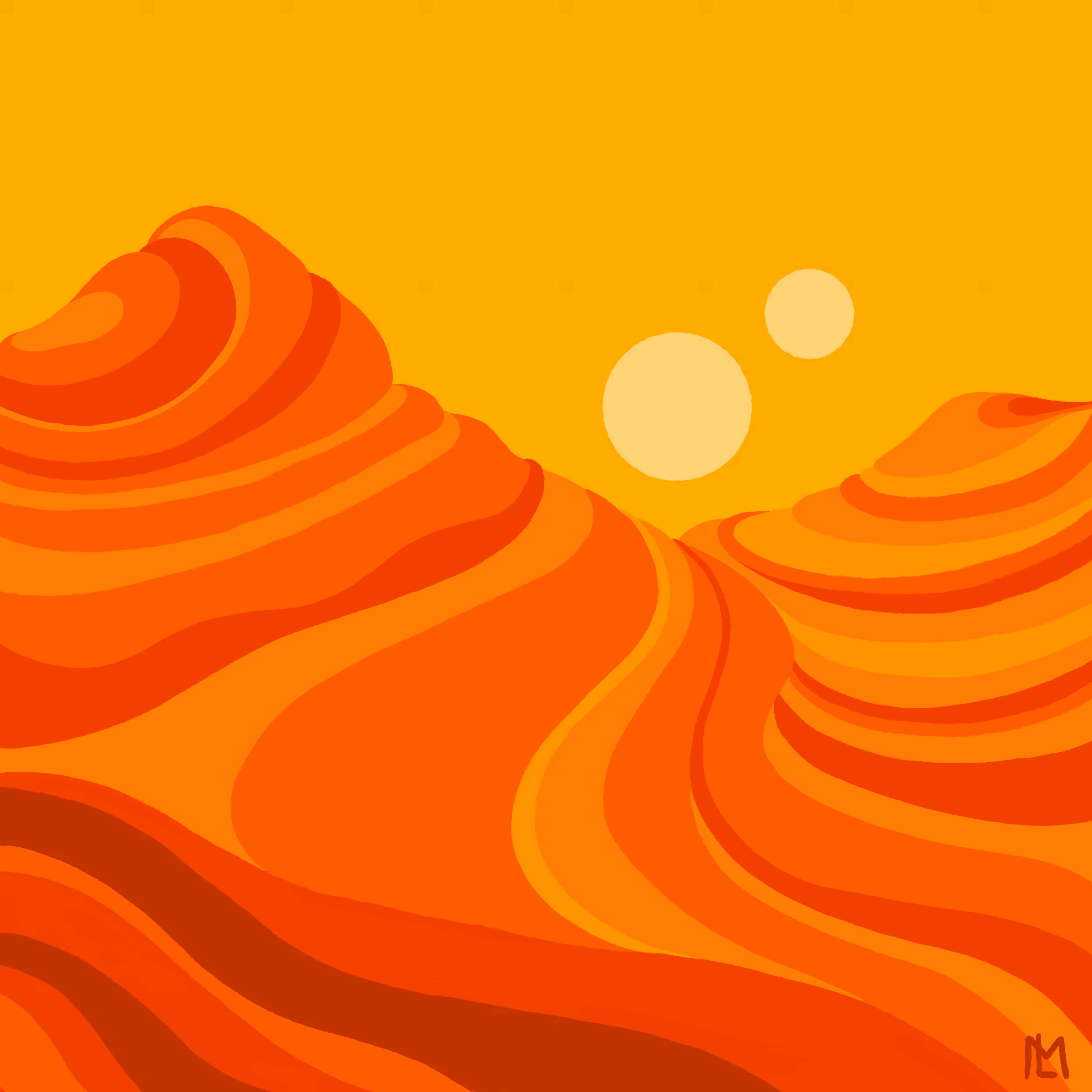 The Red-Orange Planet
