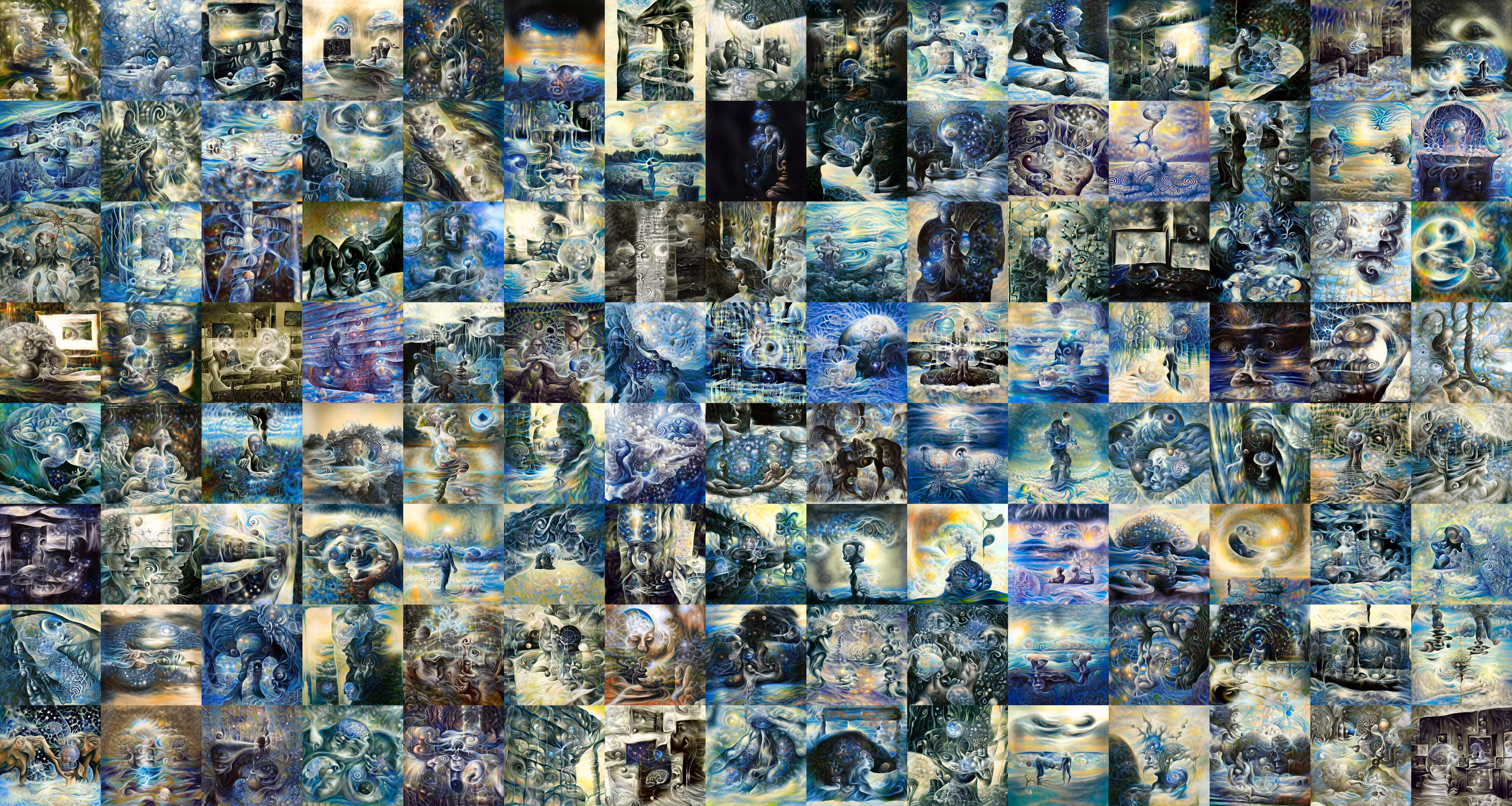 120 Pieces of AI Art - Volume I