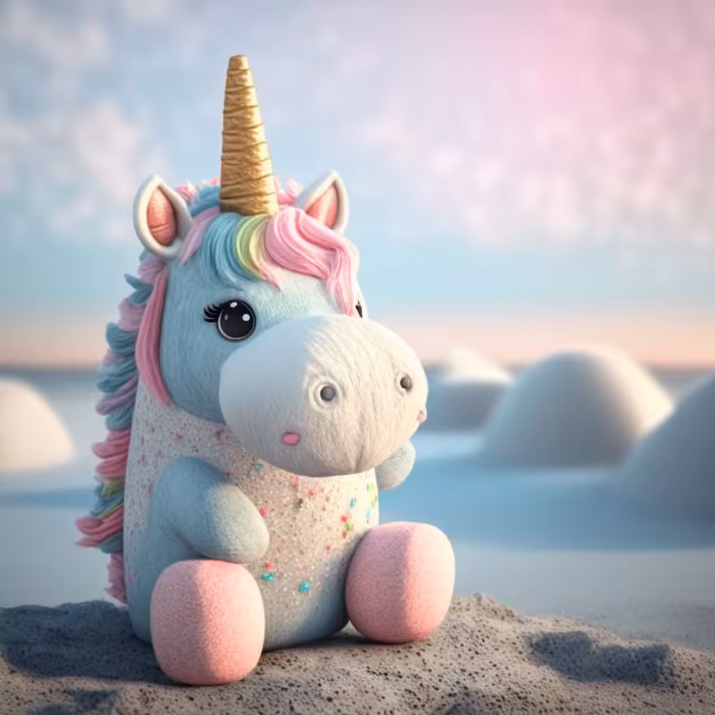 Unicorn - colored braids