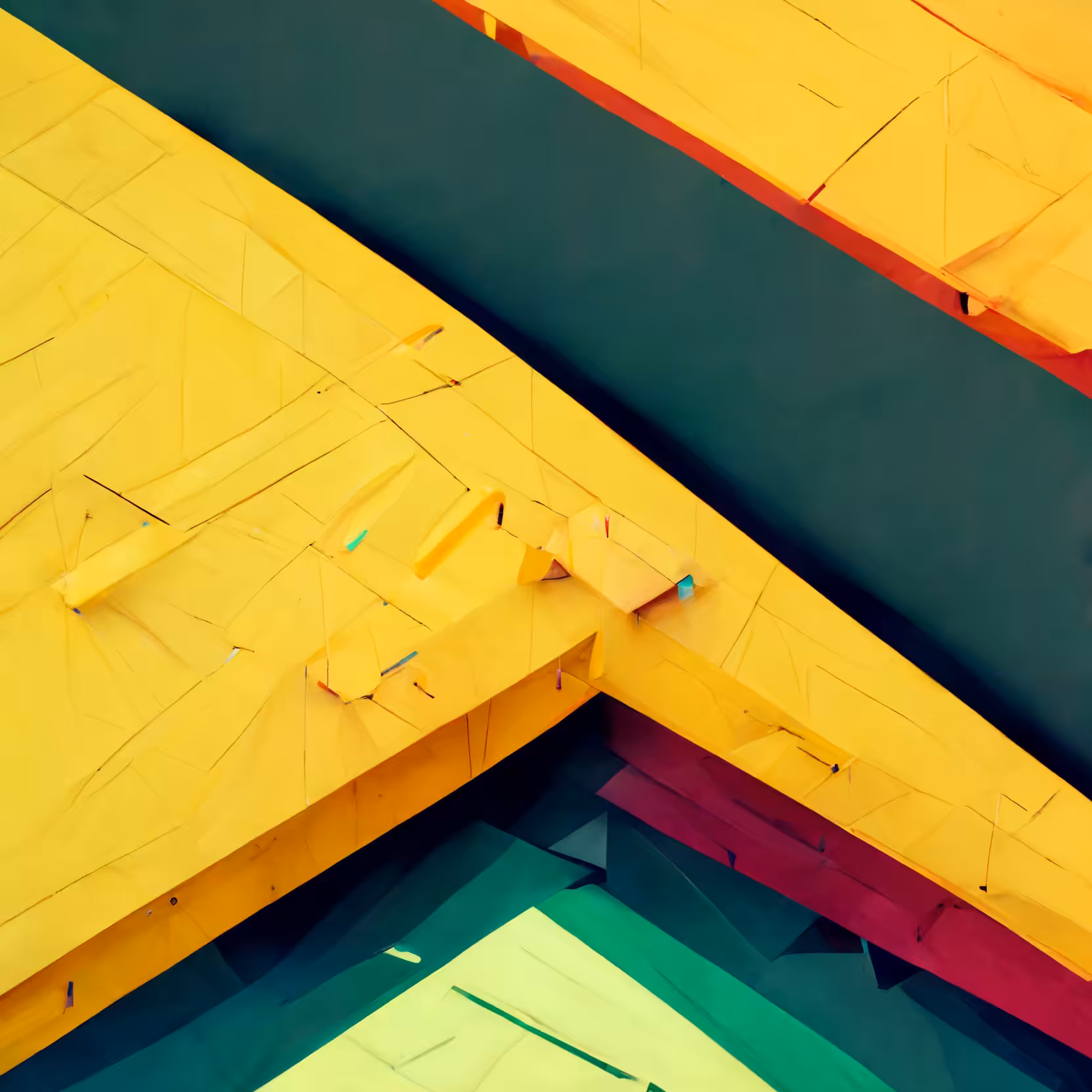 low poly structures