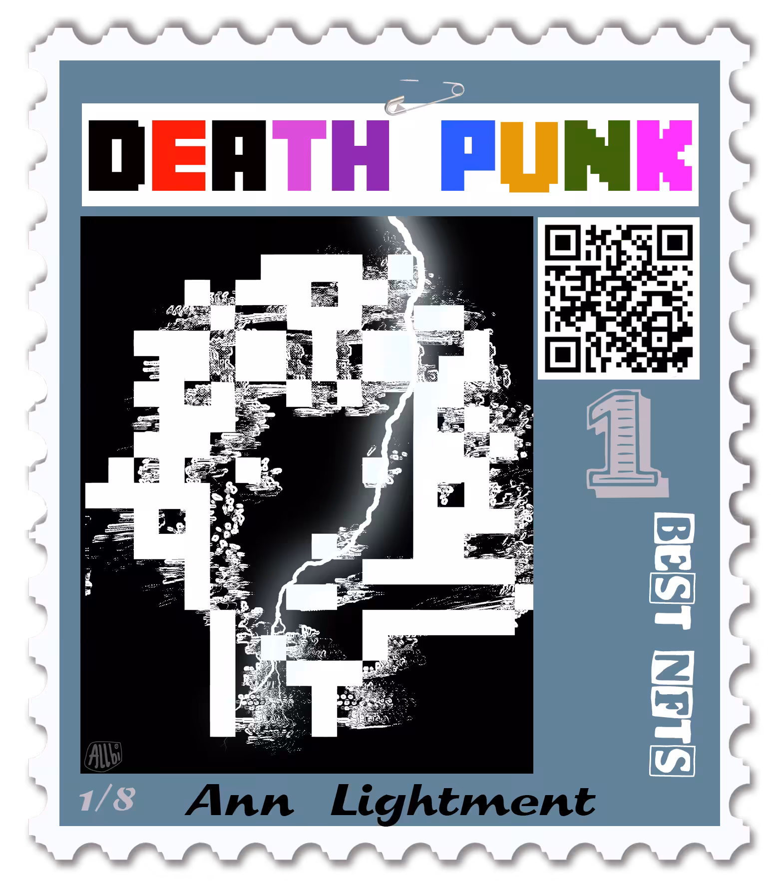 DEATH PUNK STAMP 1 - Ann Lightment
