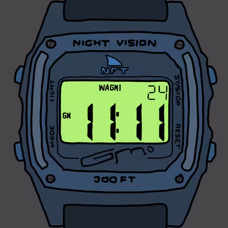 Make a Wish NFT Watch - Colorway #3 - Night Vision On