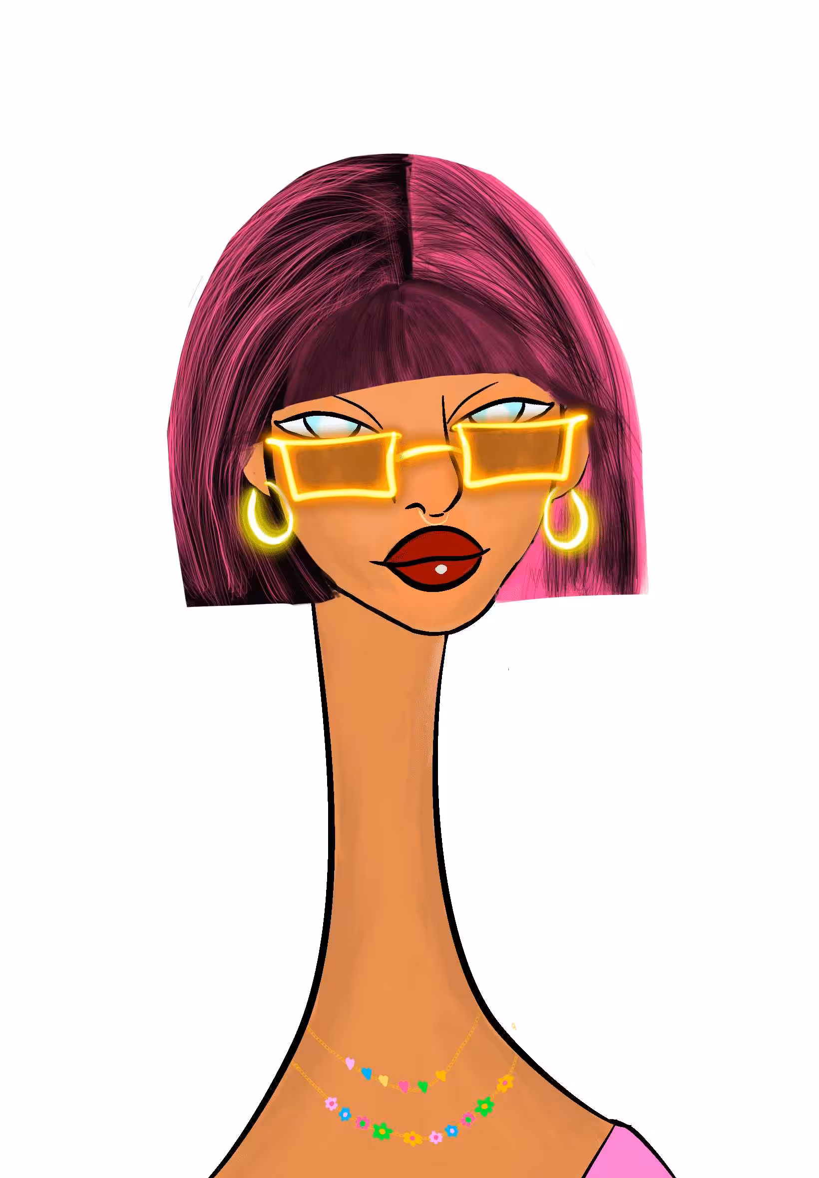 Long Neckie Ladies: Long Neckie Lady #612
