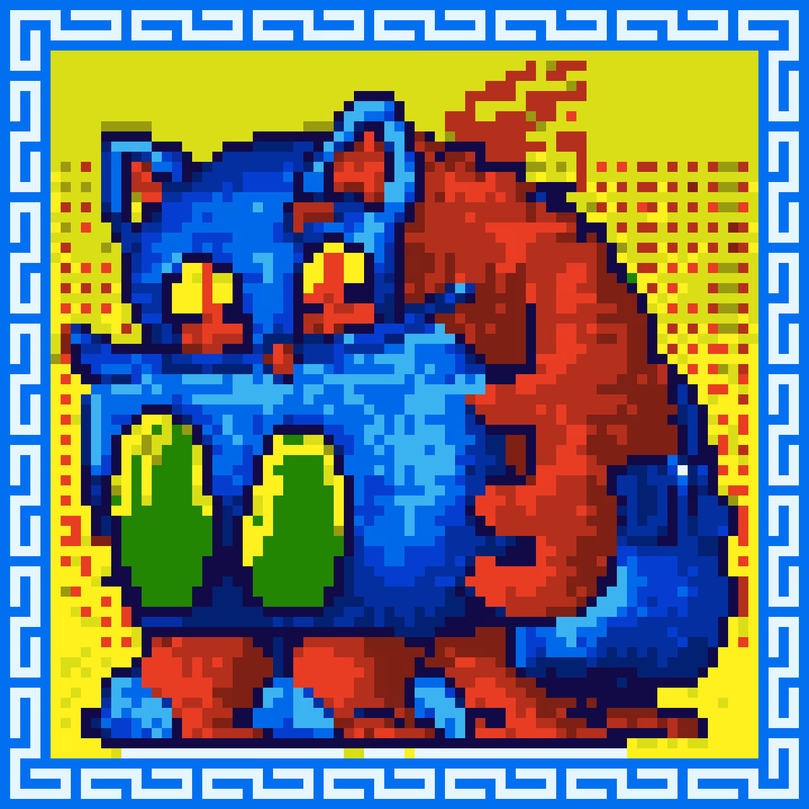 AI Yokai: 040_化け猫が ポストモダンが 甘い蜜