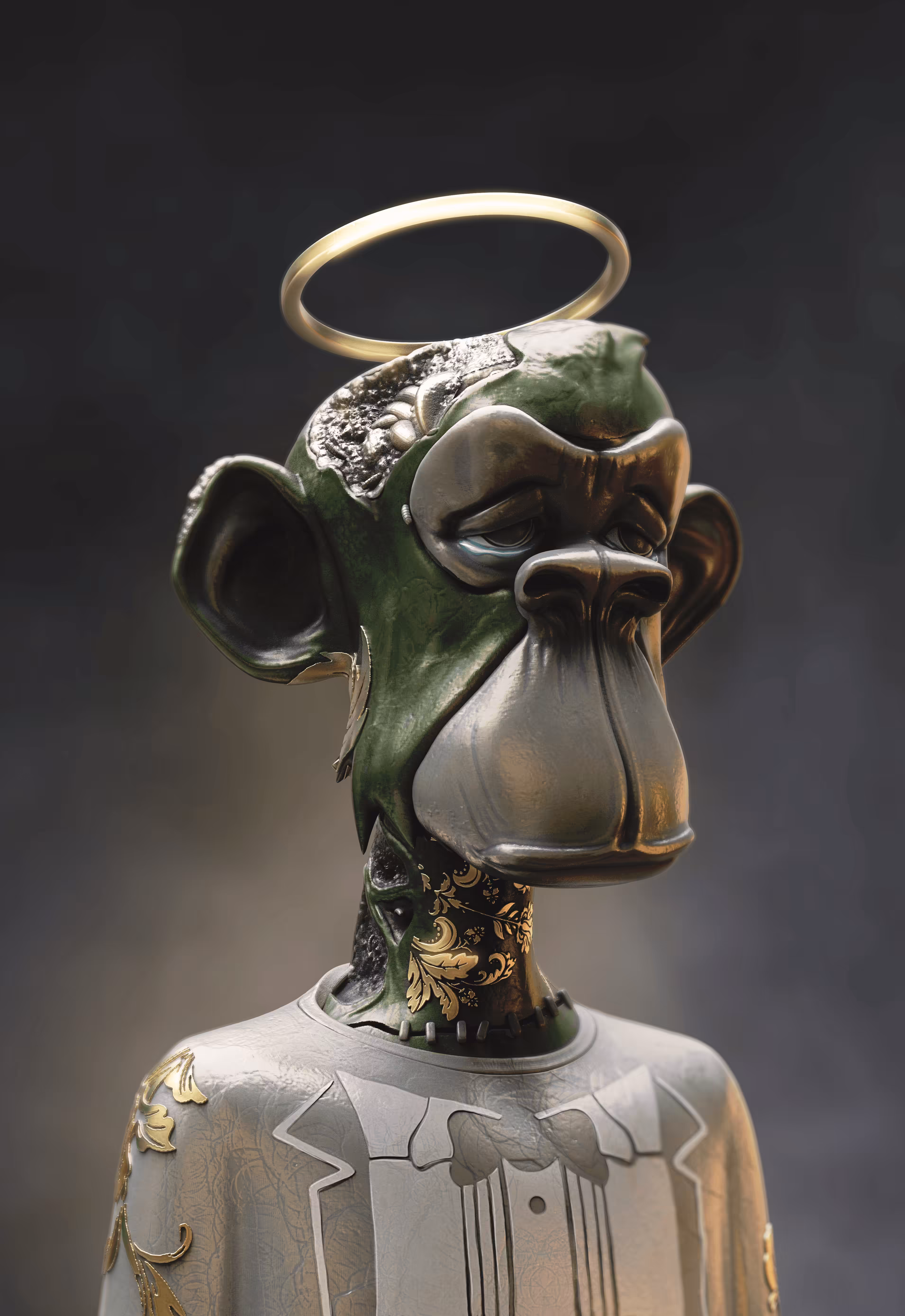 Bored Ape Set in Stone #3186