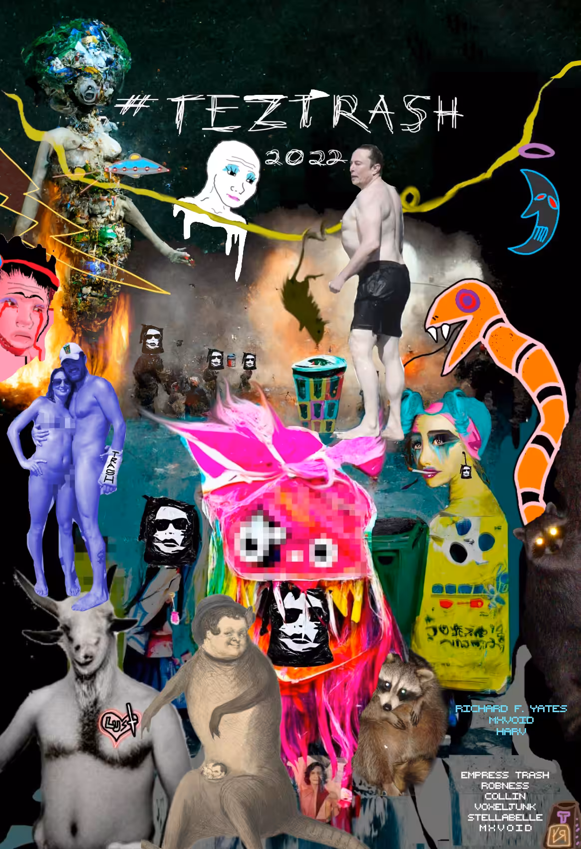 Trashposter V2: #TEZTRASH 2022 Collab