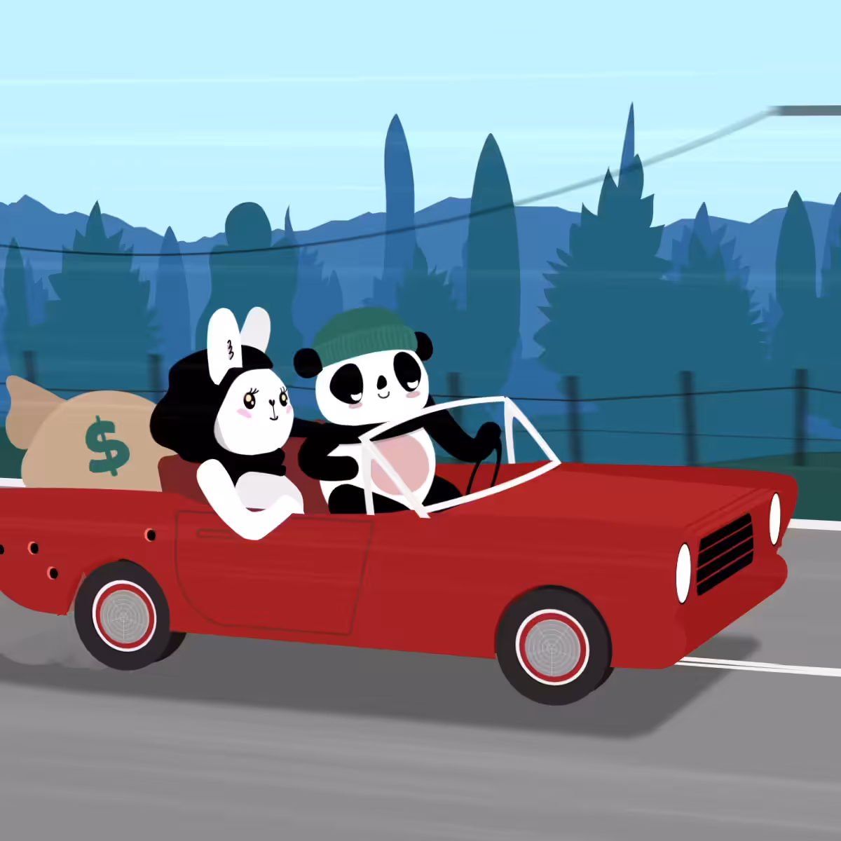 Very Aggressive Panda Collab #1 - Velvet Bunny
