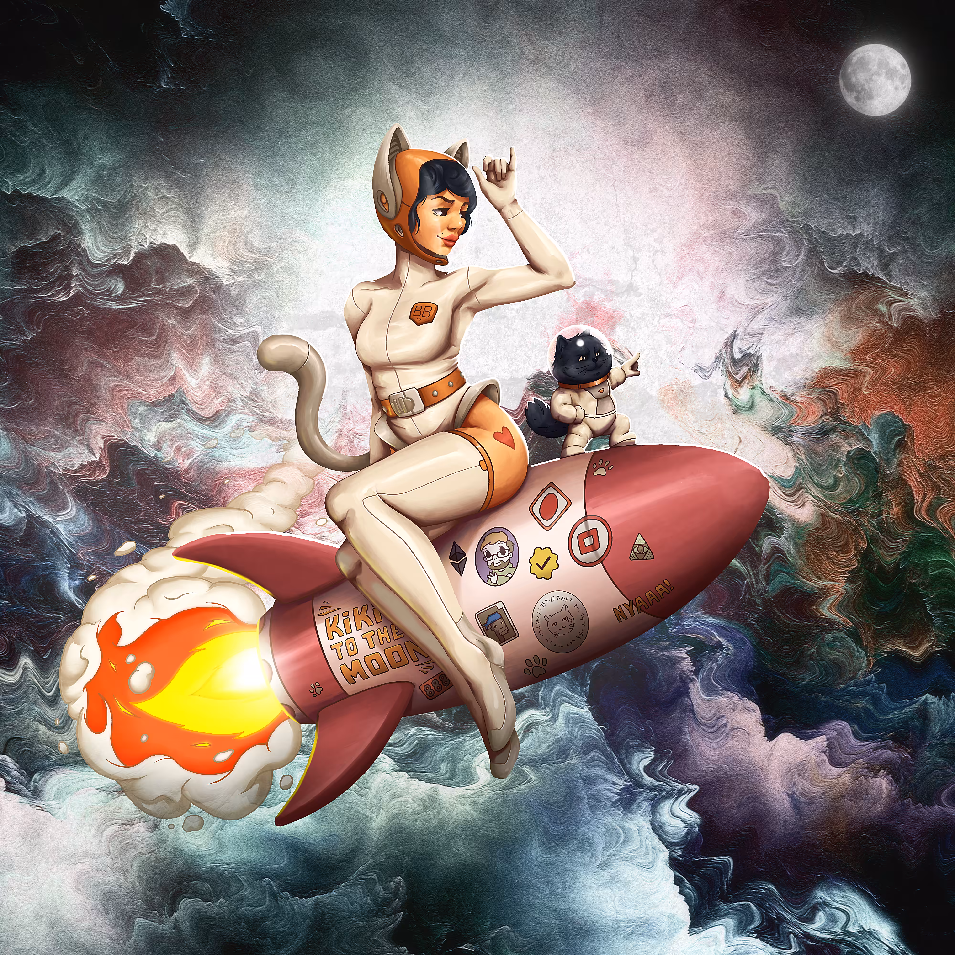 Kiki To The Moon