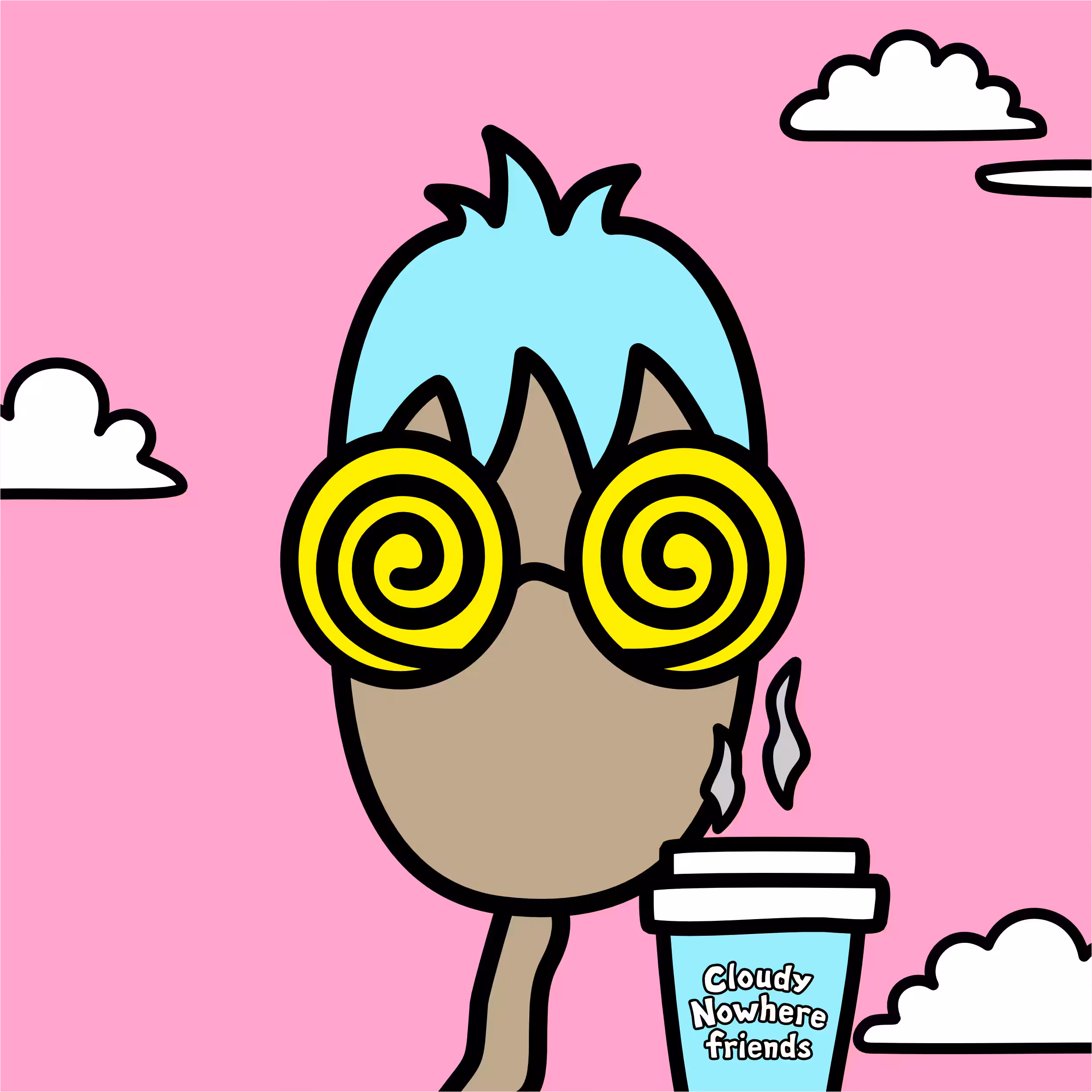 Hypno boy with coffee