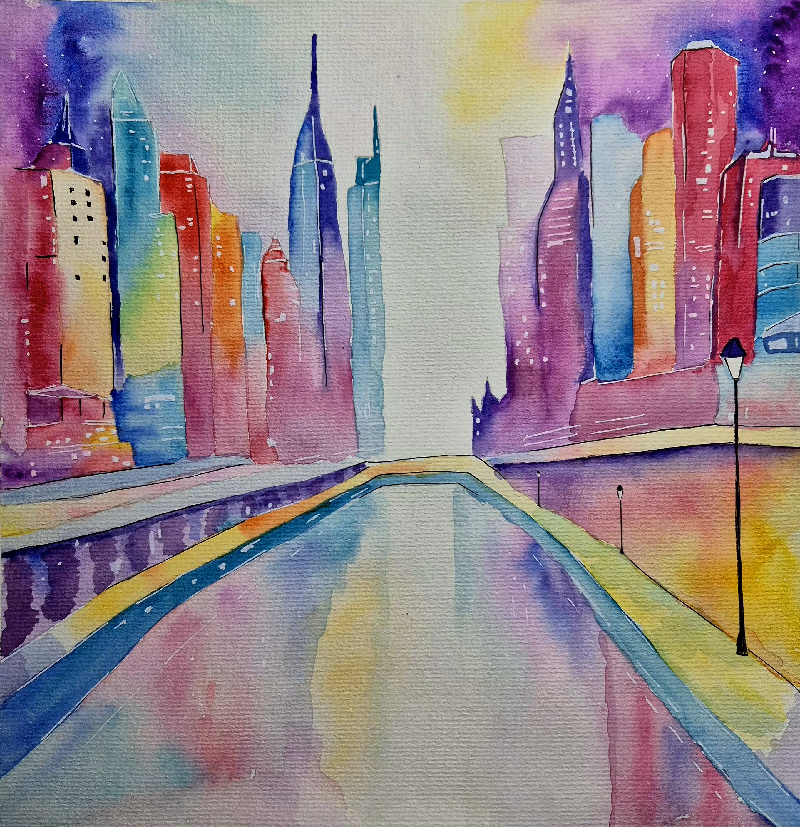 Individual artworks: Watercolor Utopia