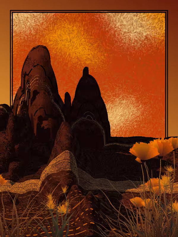 Desert Sun Rising #36