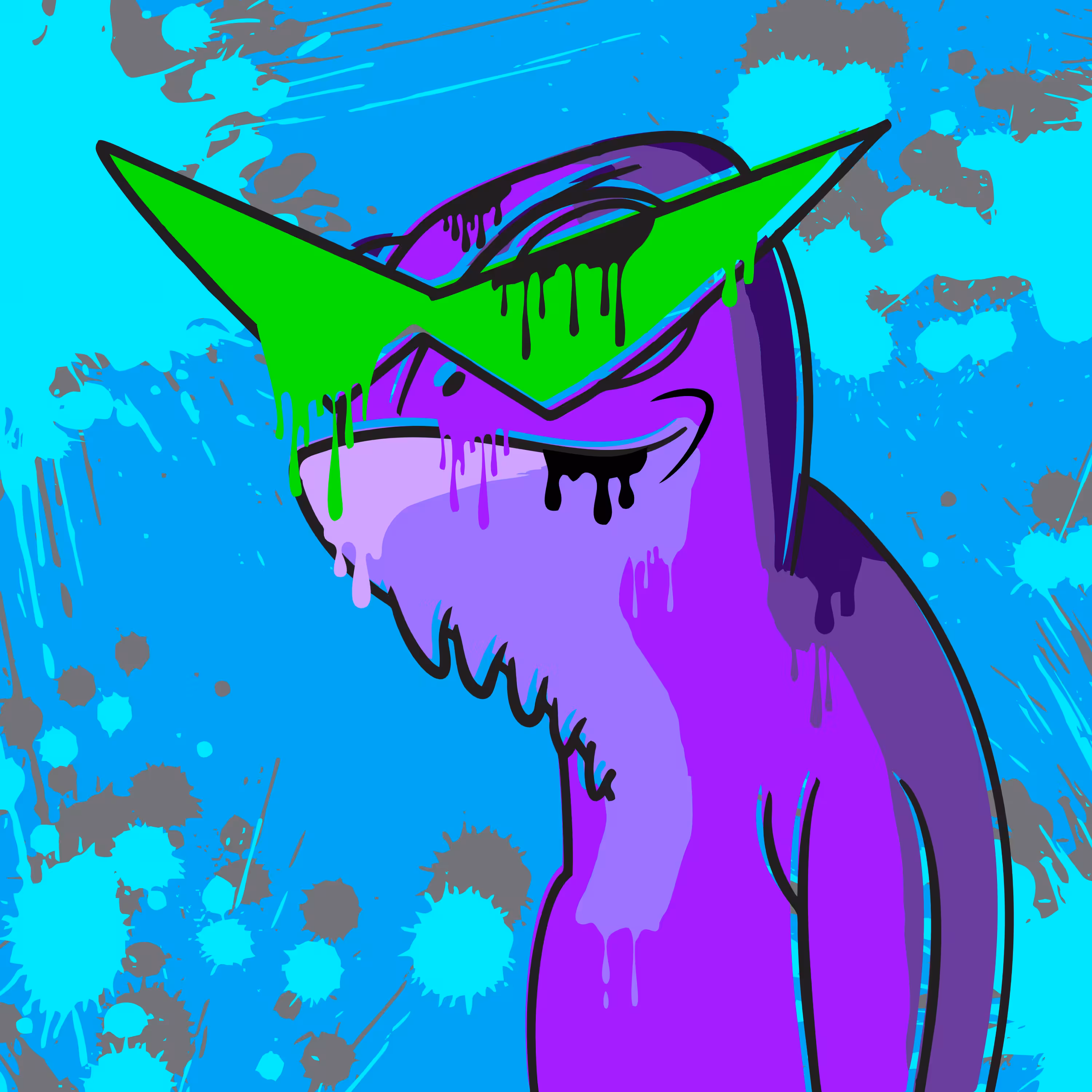 CyberGeckoGang X ThatGuySlimm Graffiti Gecko