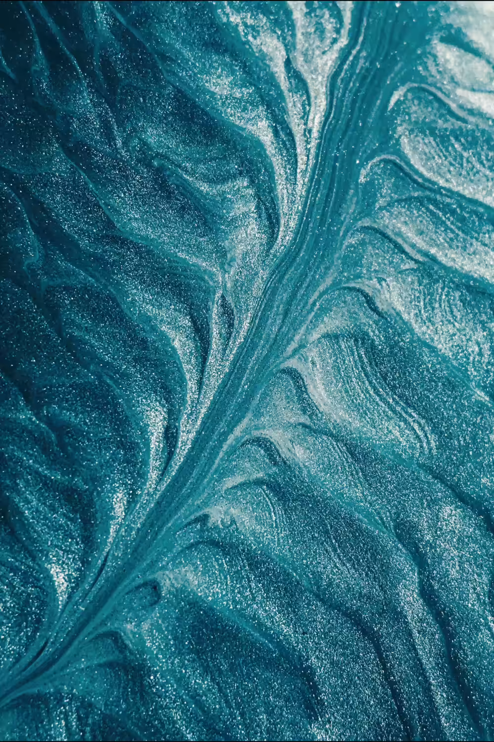 Blue Sand Droplets