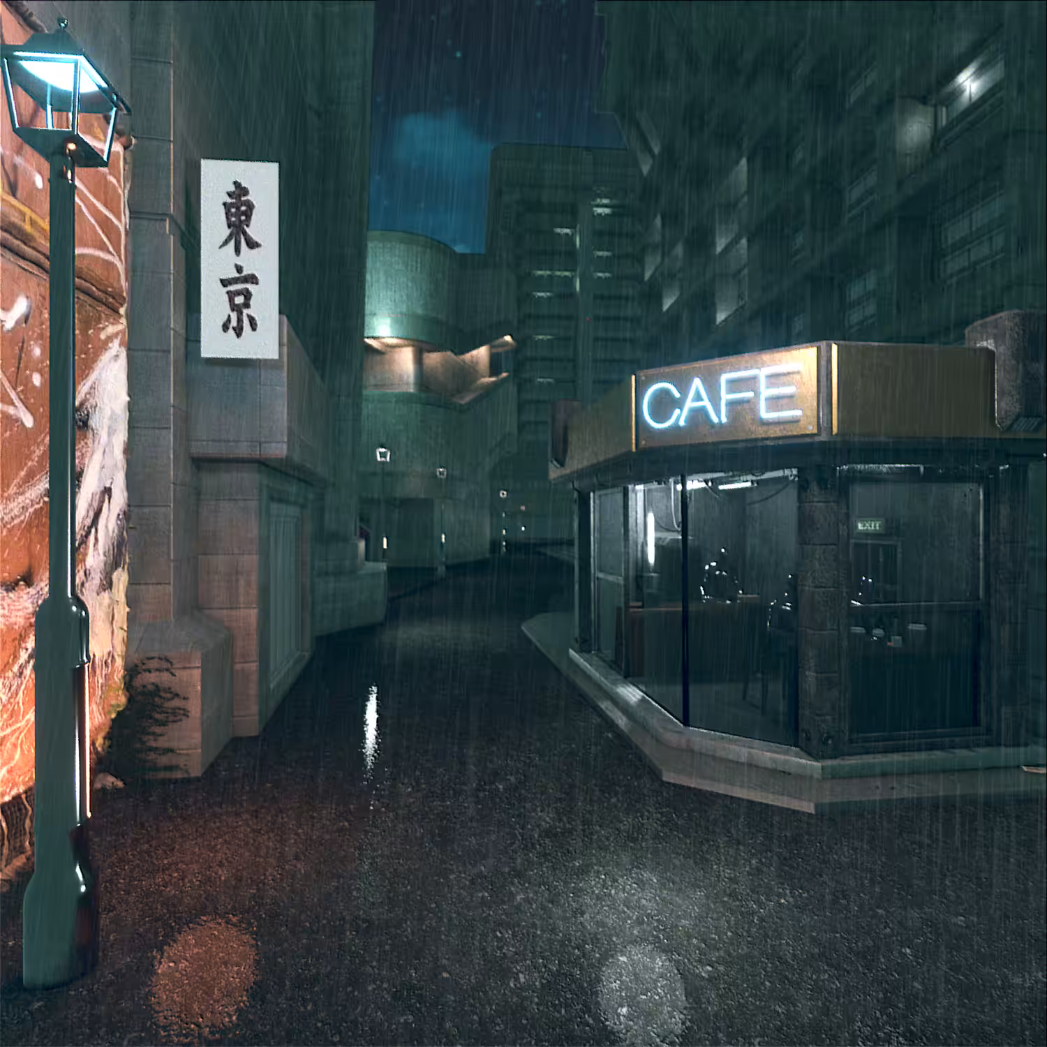 Rainy Night Cafe