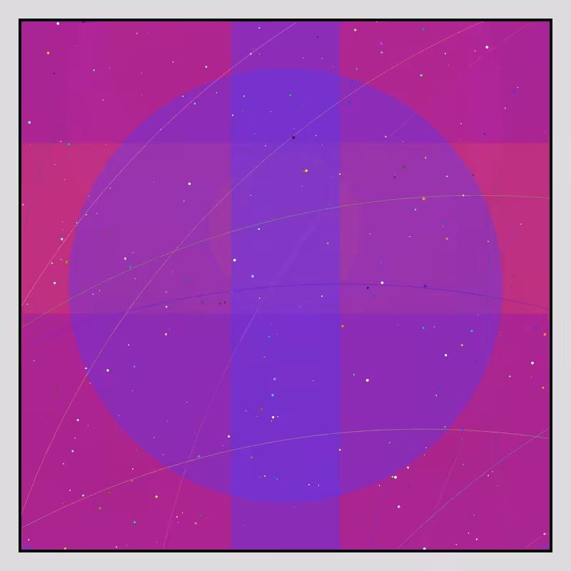 Color Field Starry B #98