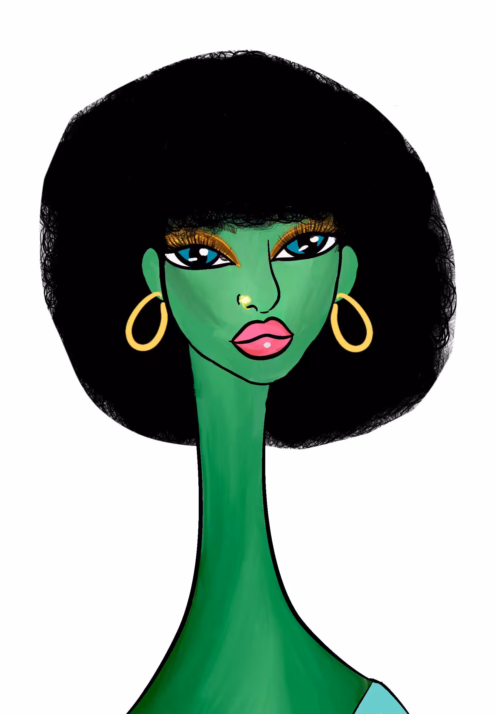 Long Neckie Ladies: Long Neckie Lady #1827