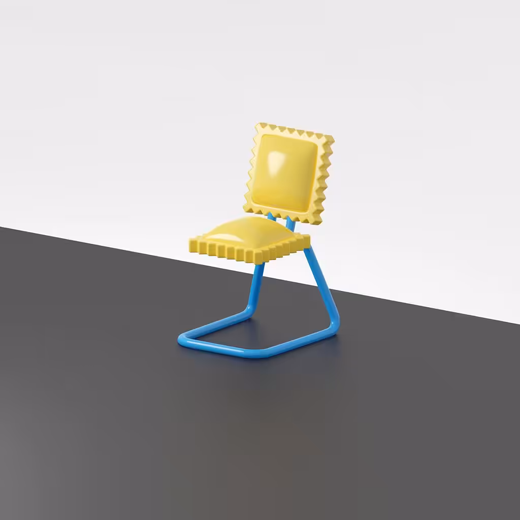 Possible objects — #017 Ravioli chair