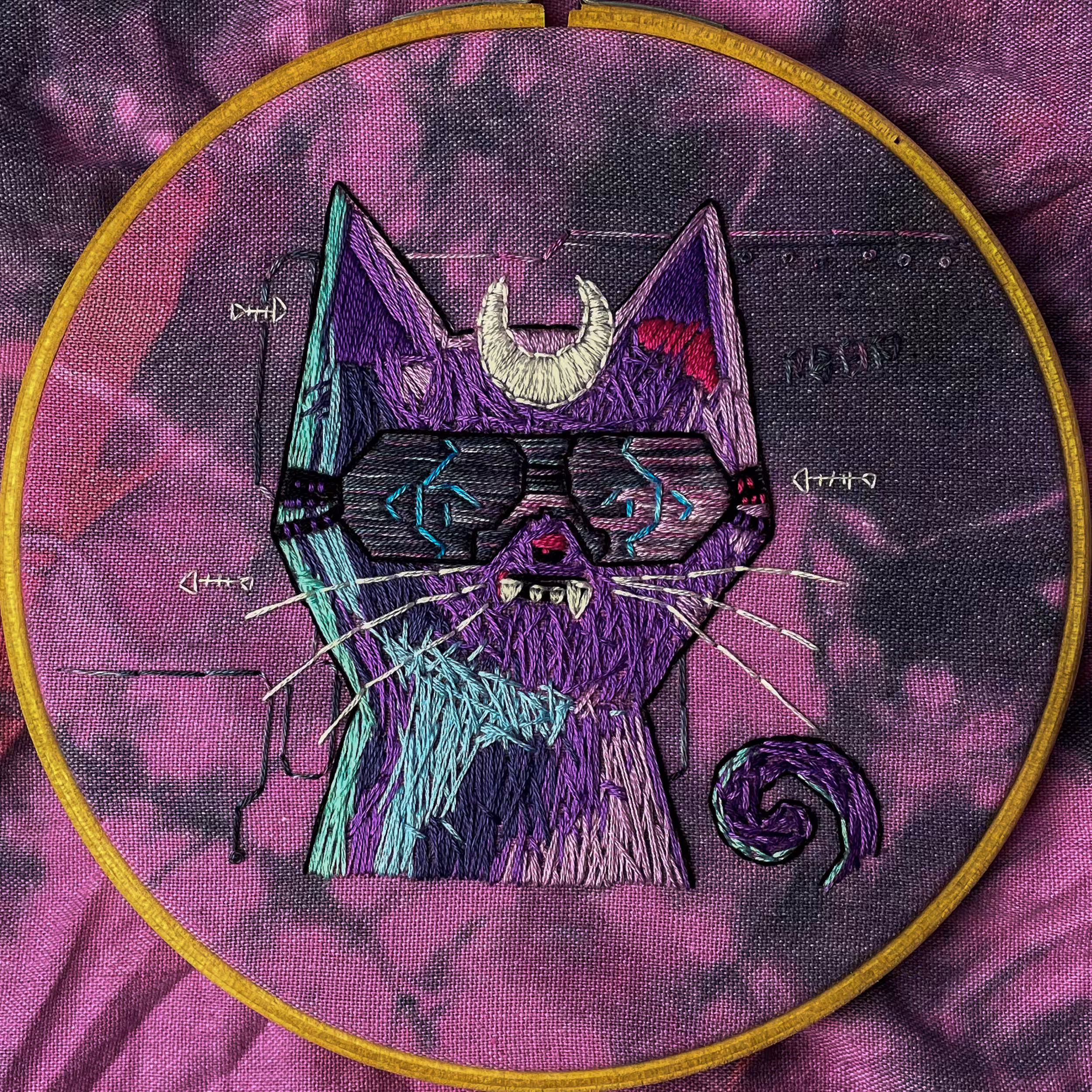 Hyper Cat 0096 In Stitches