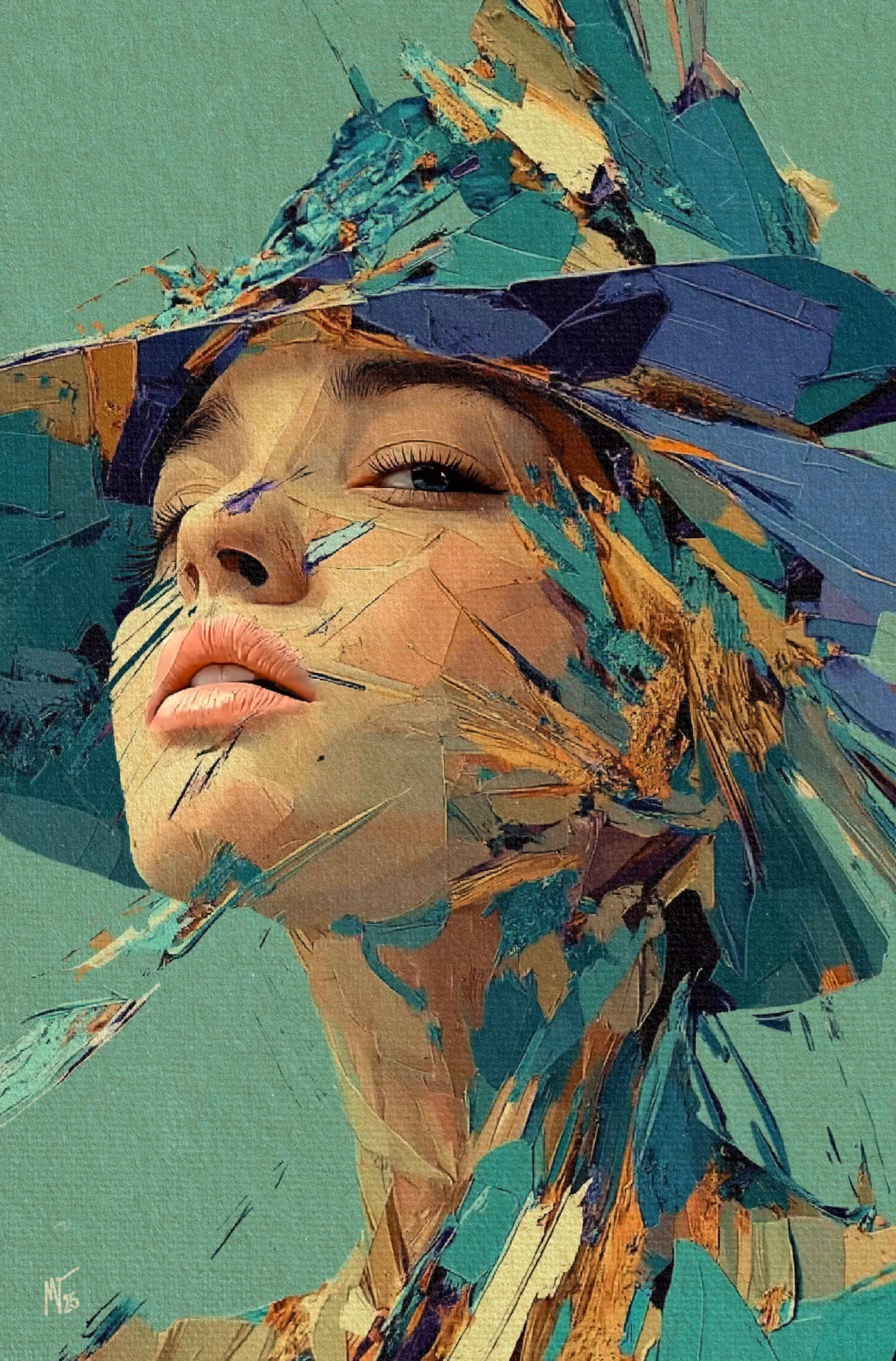 Catharine - Mixed Media (AI Art)