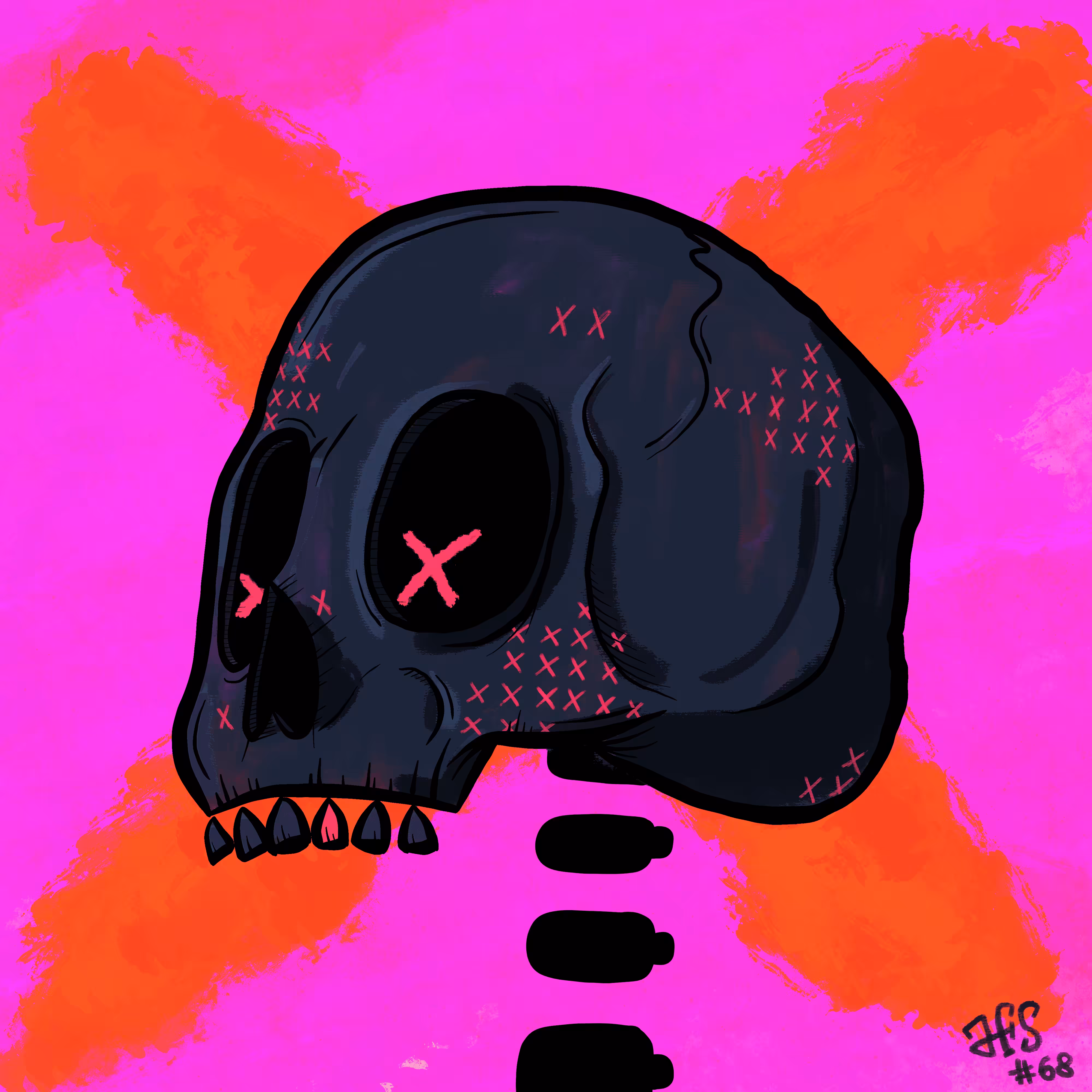 Almost Fancy Skull #68