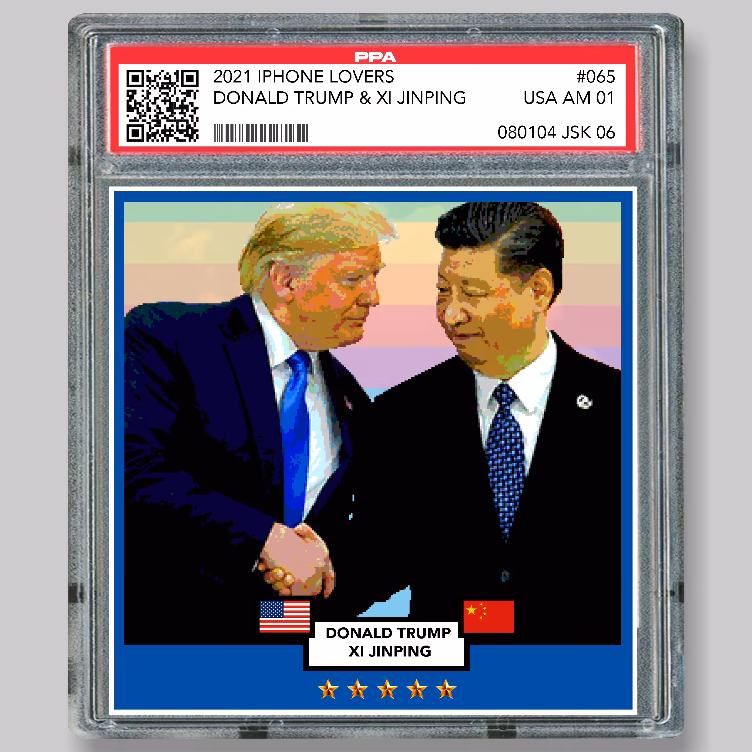 065 Donald Trump and Xi Jinping , "Iphone"