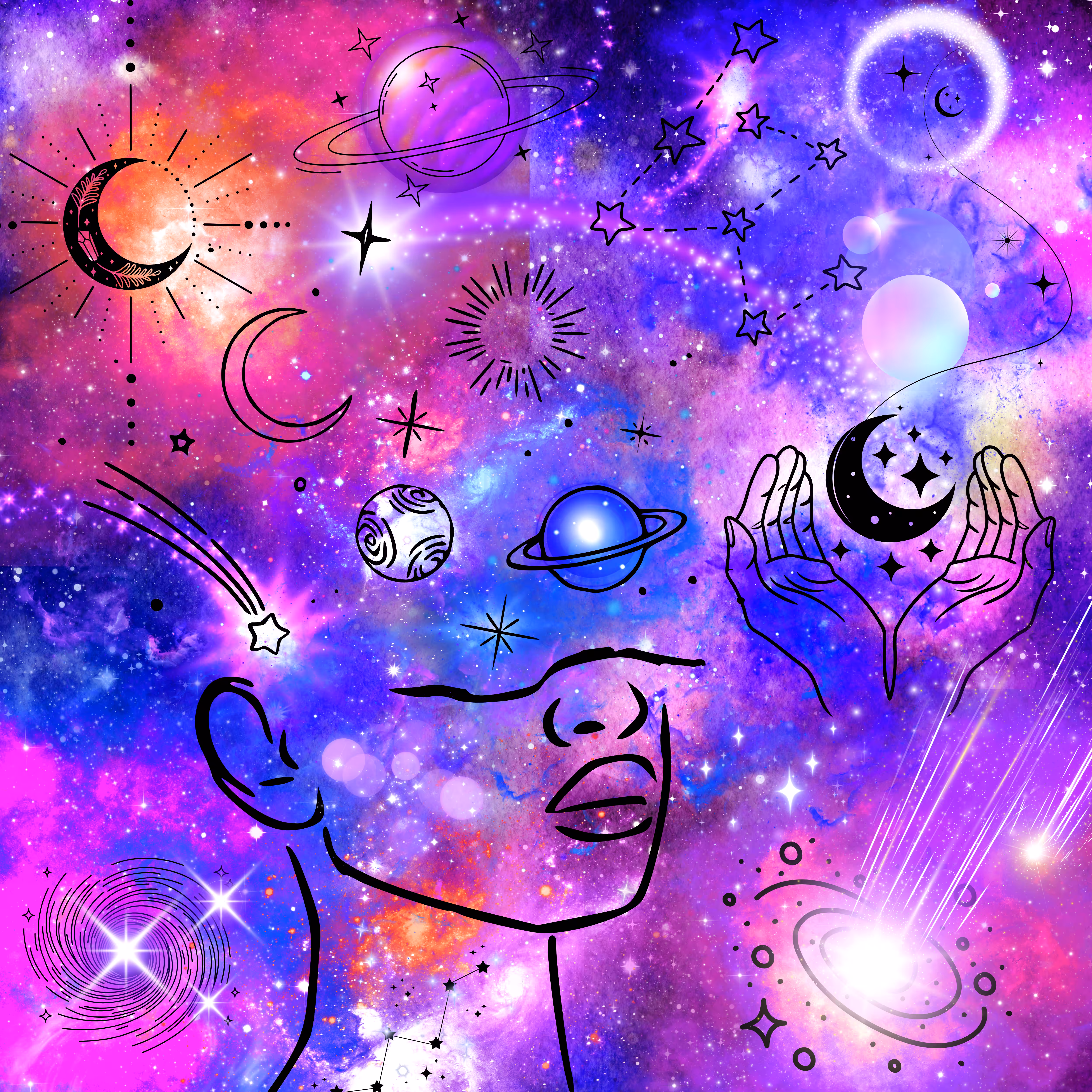 Whispers of the Cosmic Self: Infinite Vessel