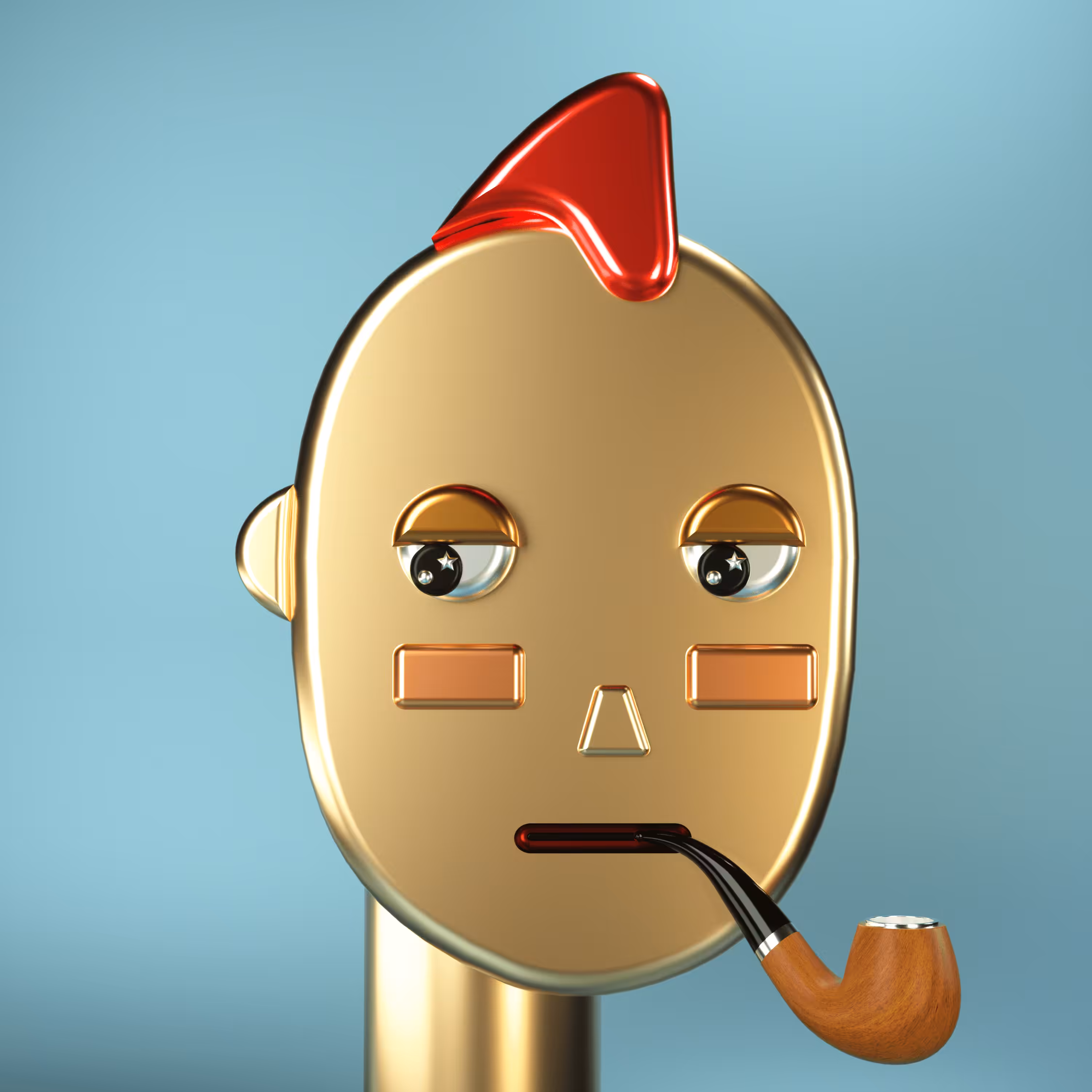 3D Chrome Punk #0254