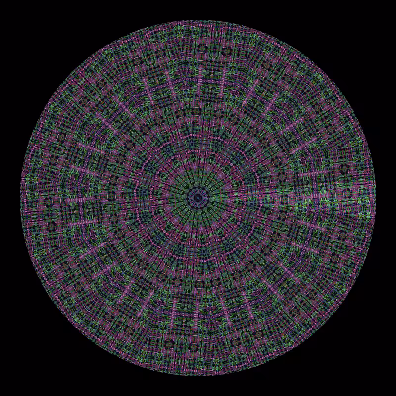 Binary kaleidoscope #175