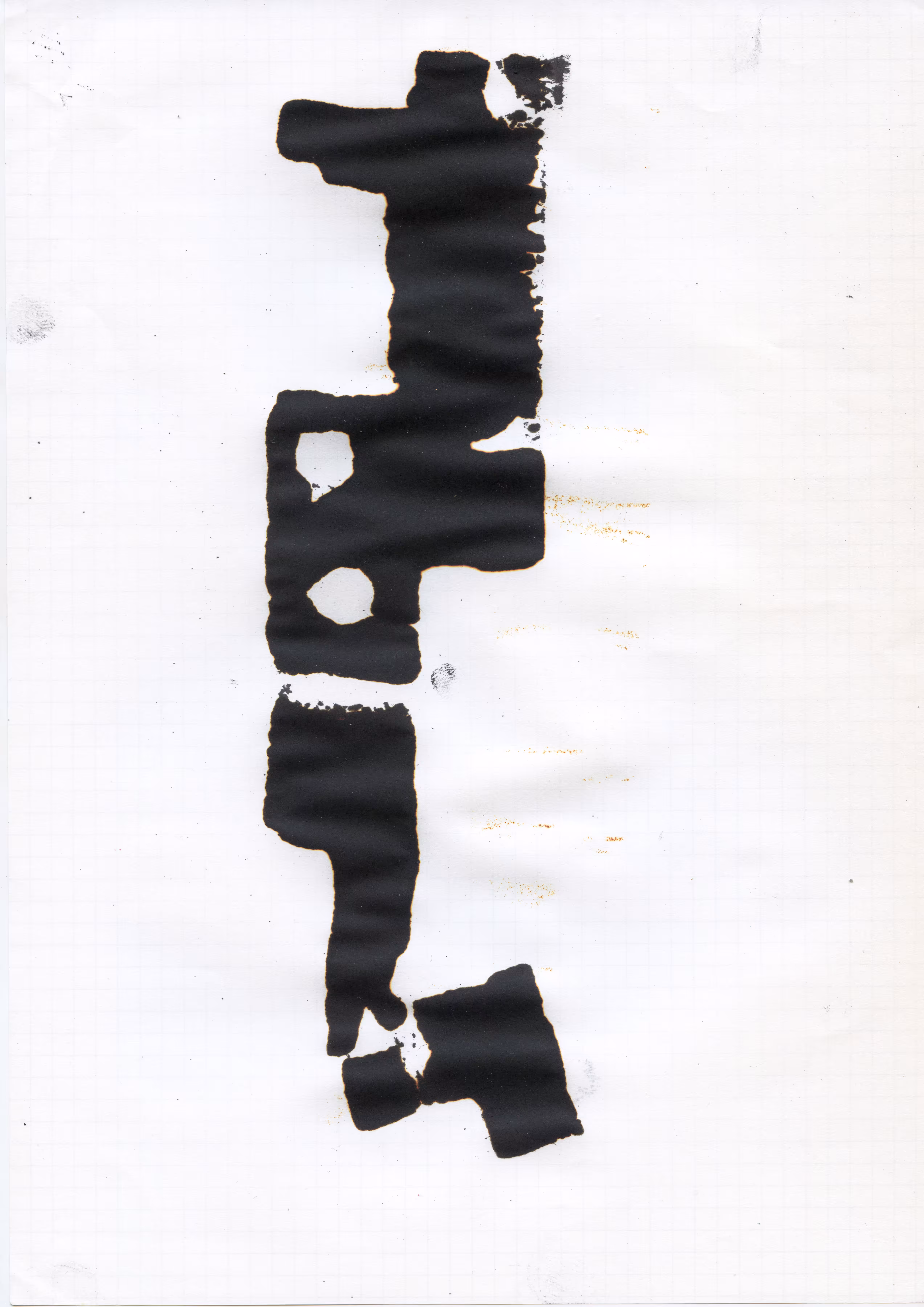 waste-ink monoprint #12