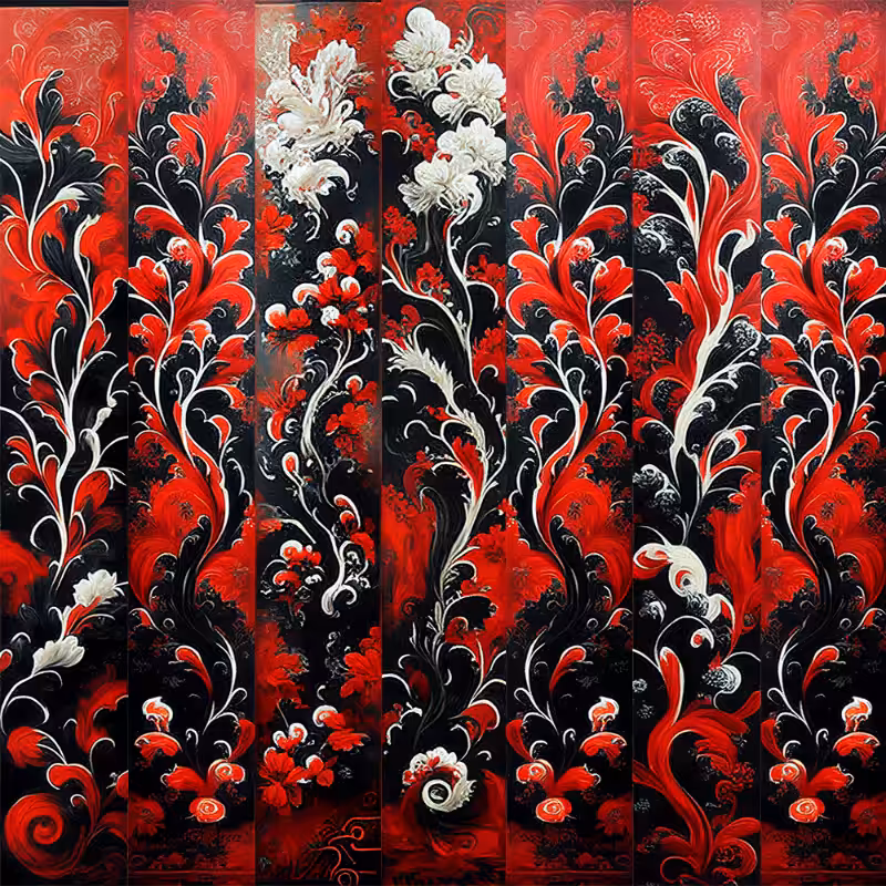 AI Chinese Flowers #1