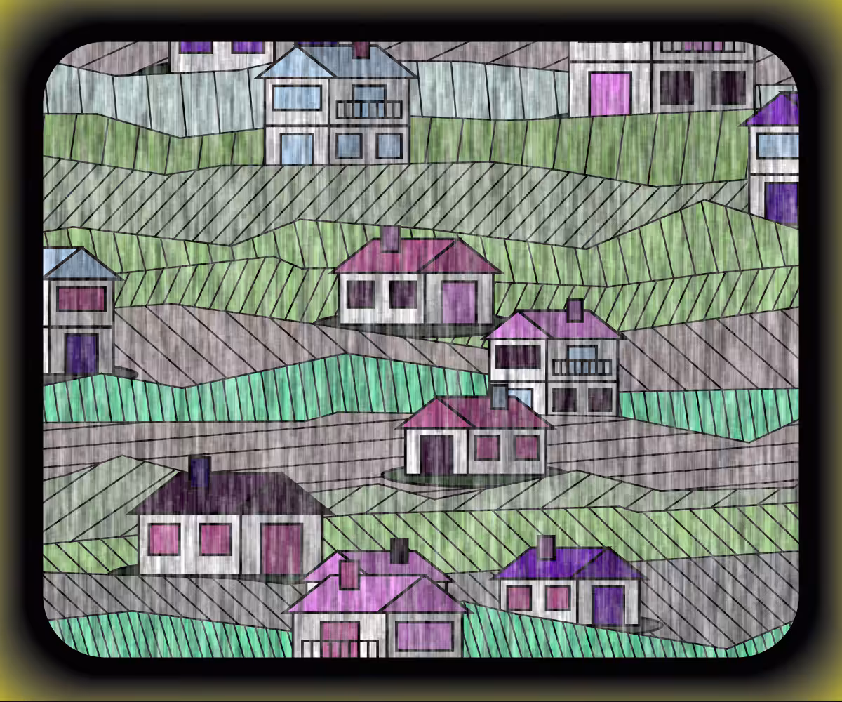 Rainy village #26