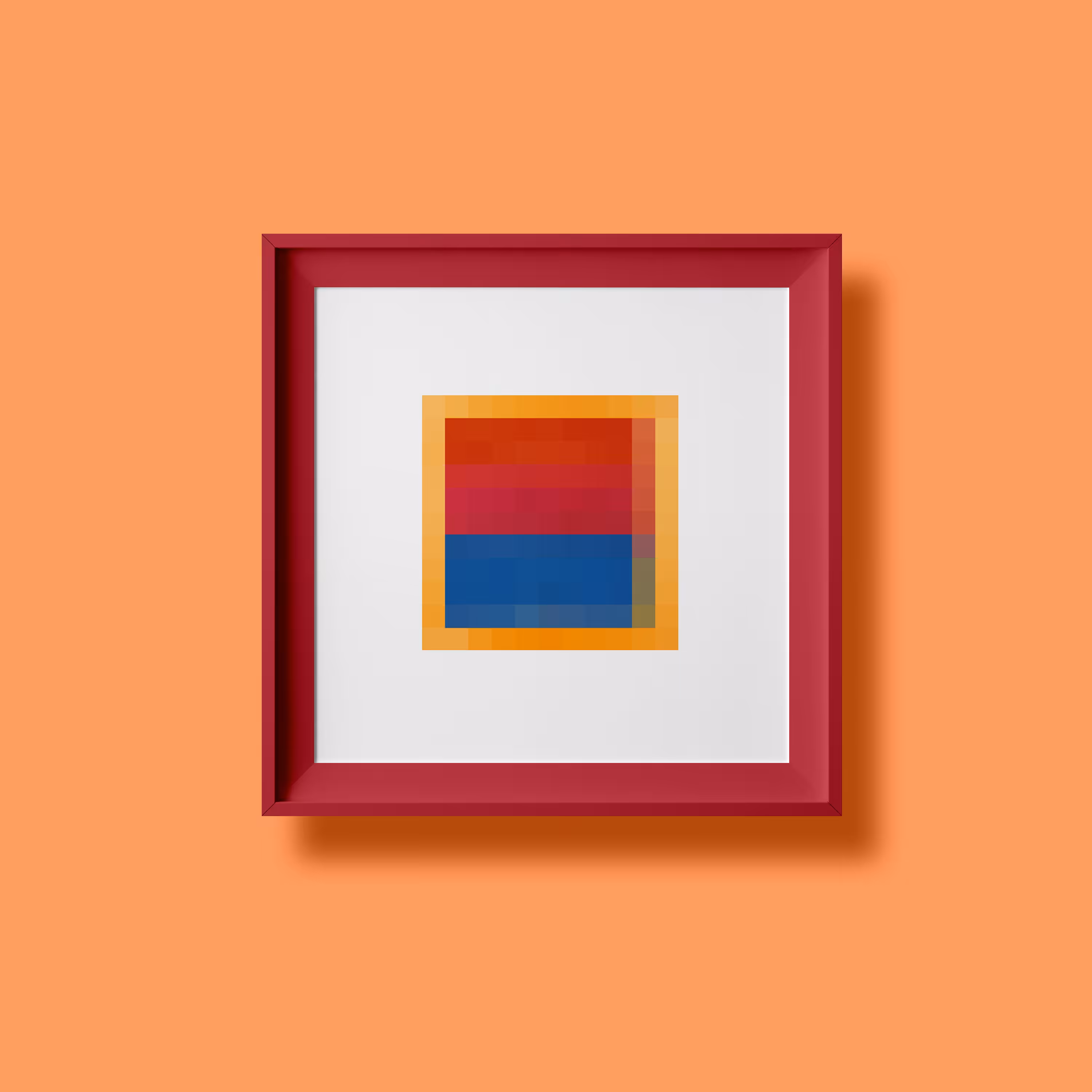 89 Pixels: Mark Rothko - No. 1 (Royal Red and Blue)