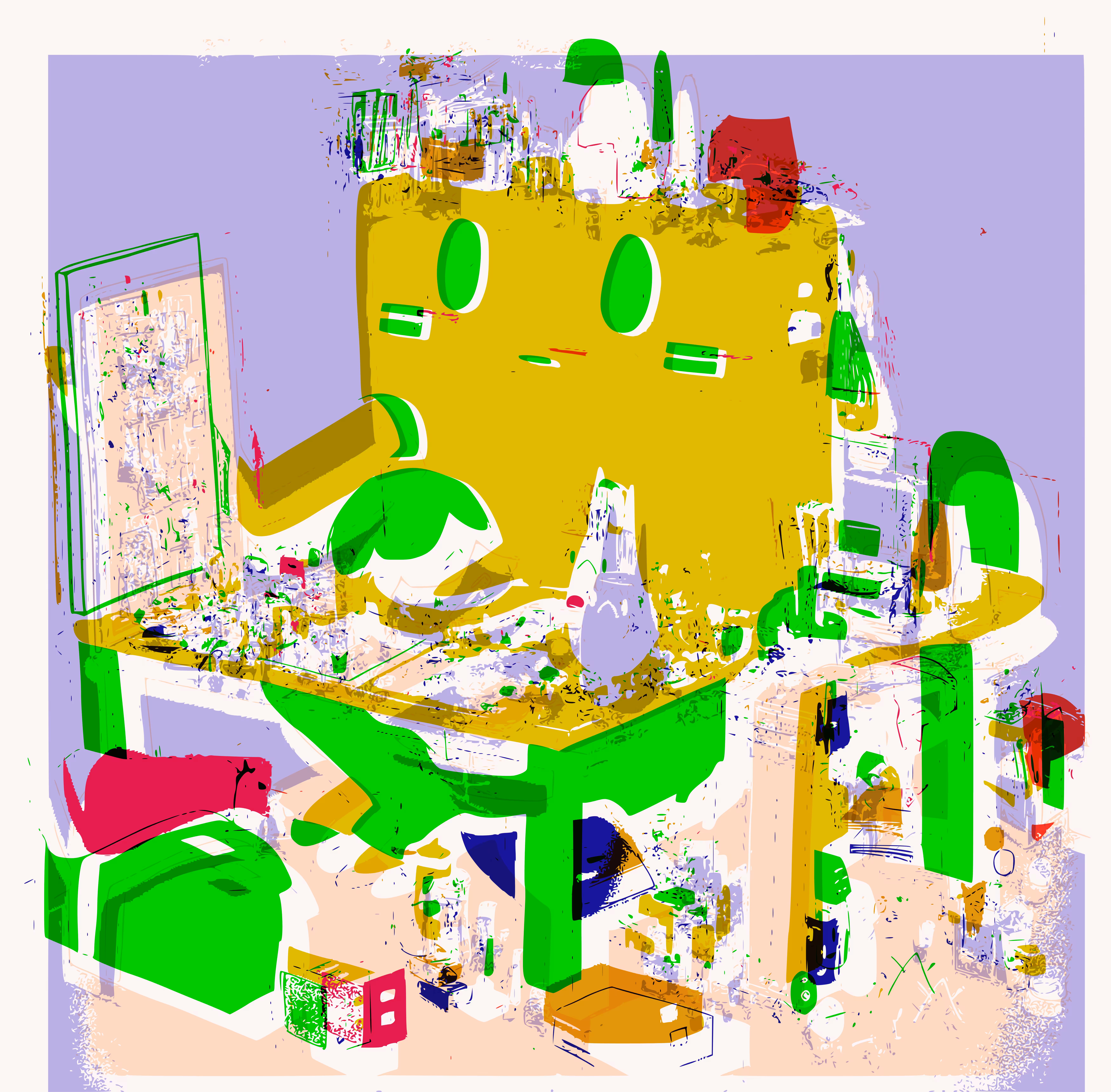 a tower in the desk and a minute stretched as we don't deserve any updates on how time is losing it's shape