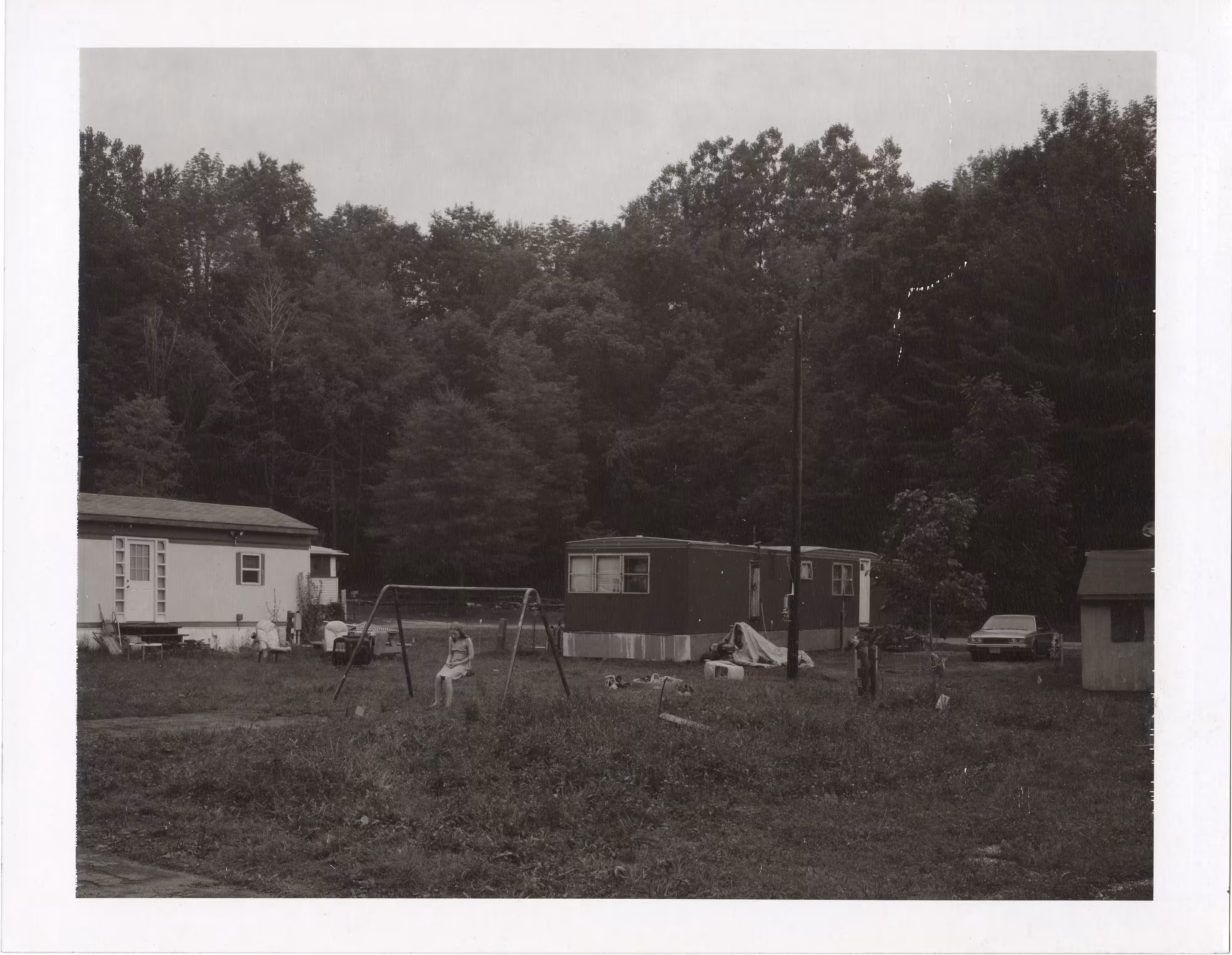 Beneath the Roses, 2003-2008 [Trailer Park Bundle] 8 x 10 Black and White Polaroid Study