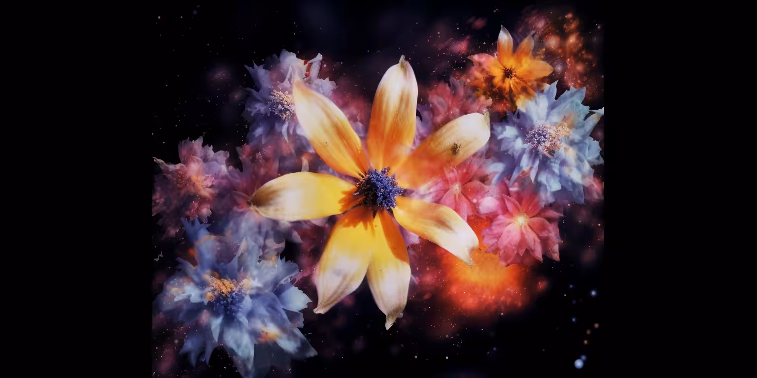 AI Florals: Floral Nebula 5