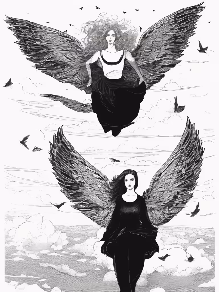 collection: 2 angel in sky