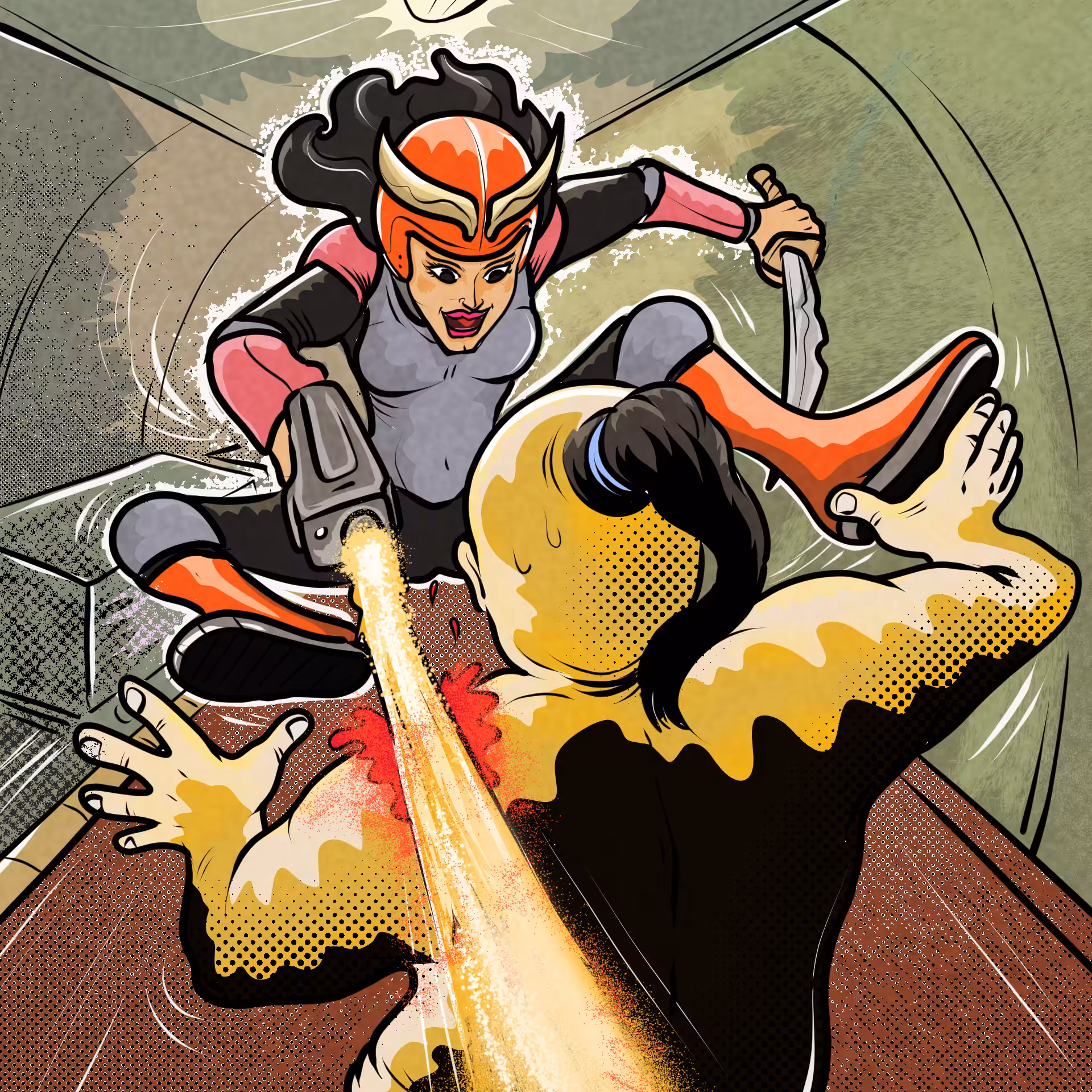 Attack on the tunnel